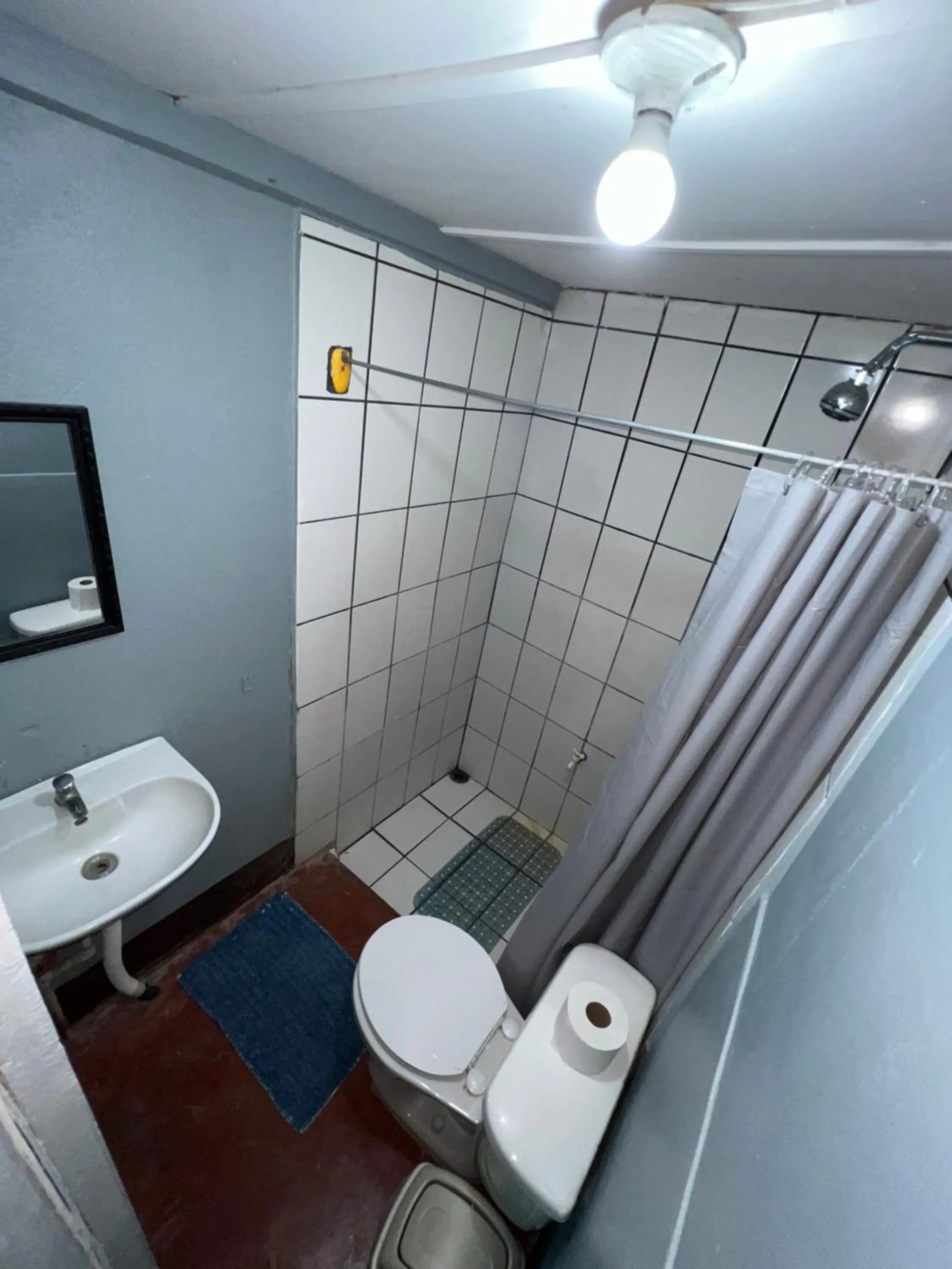 Shower in Pura Vida Hostel