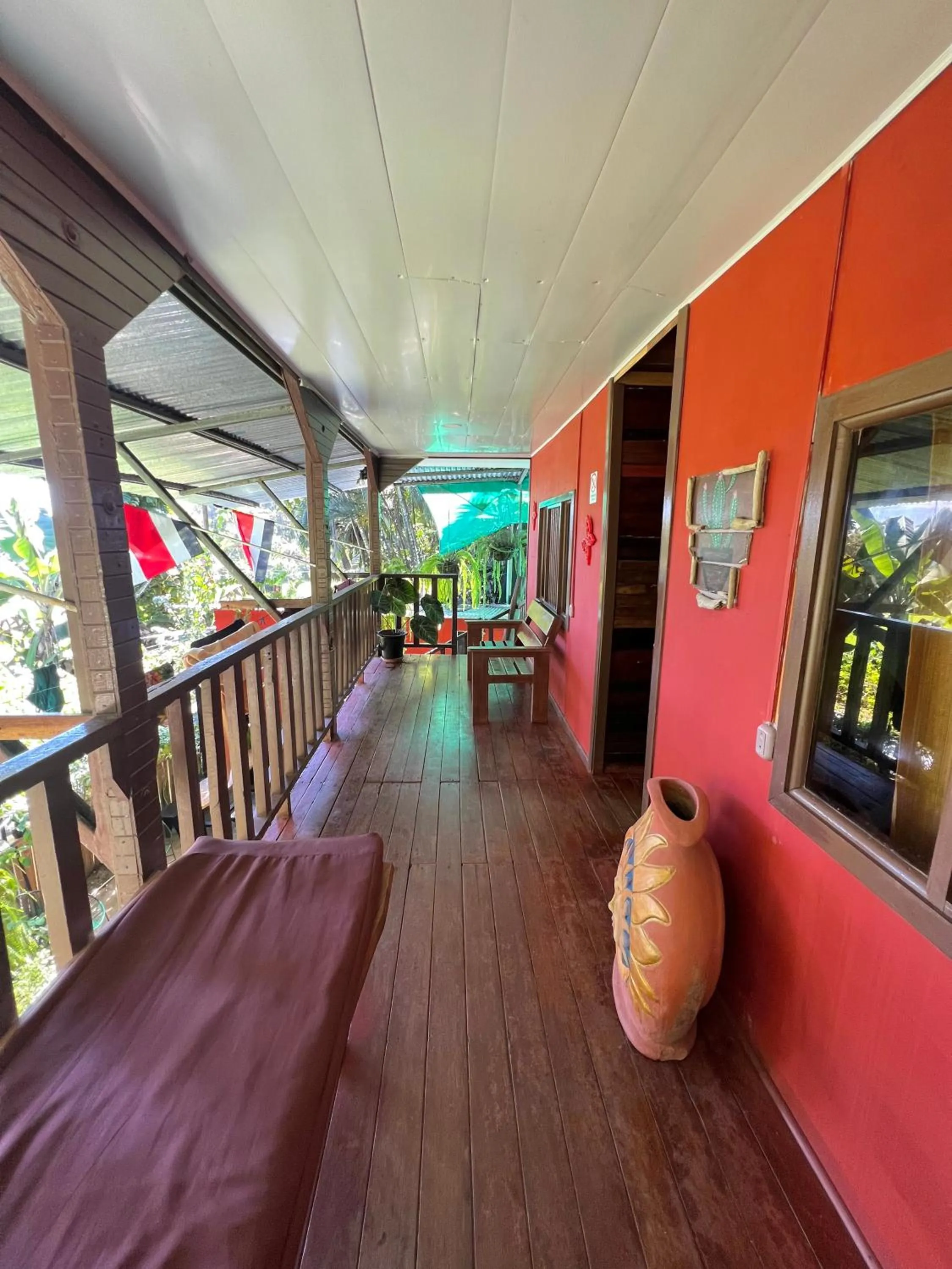 Balcony/Terrace in Pura Vida Hostel