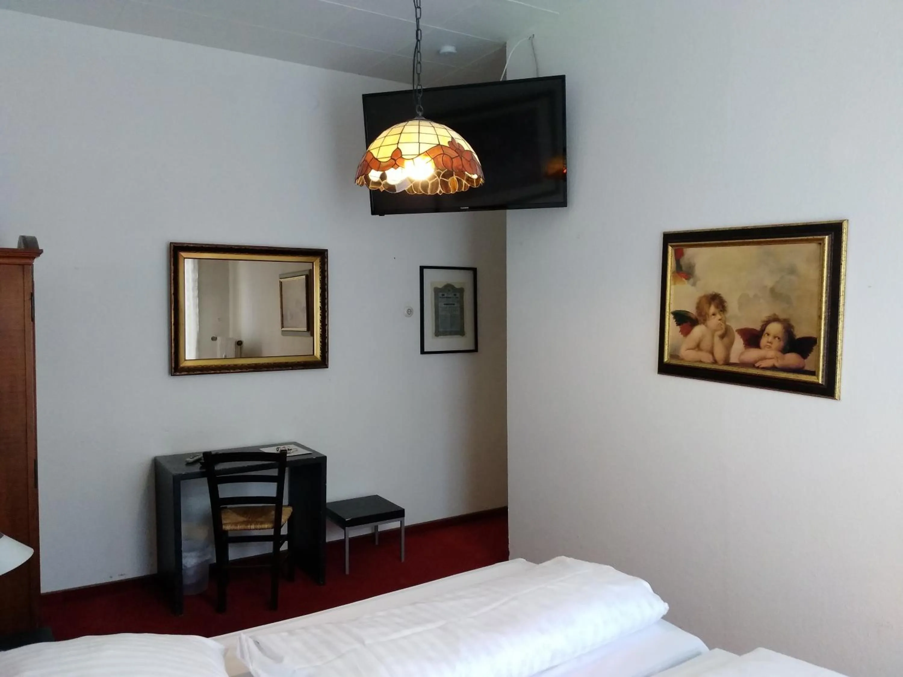 Photo of the whole room, Bed in Wasserturm Hotel Mannheim