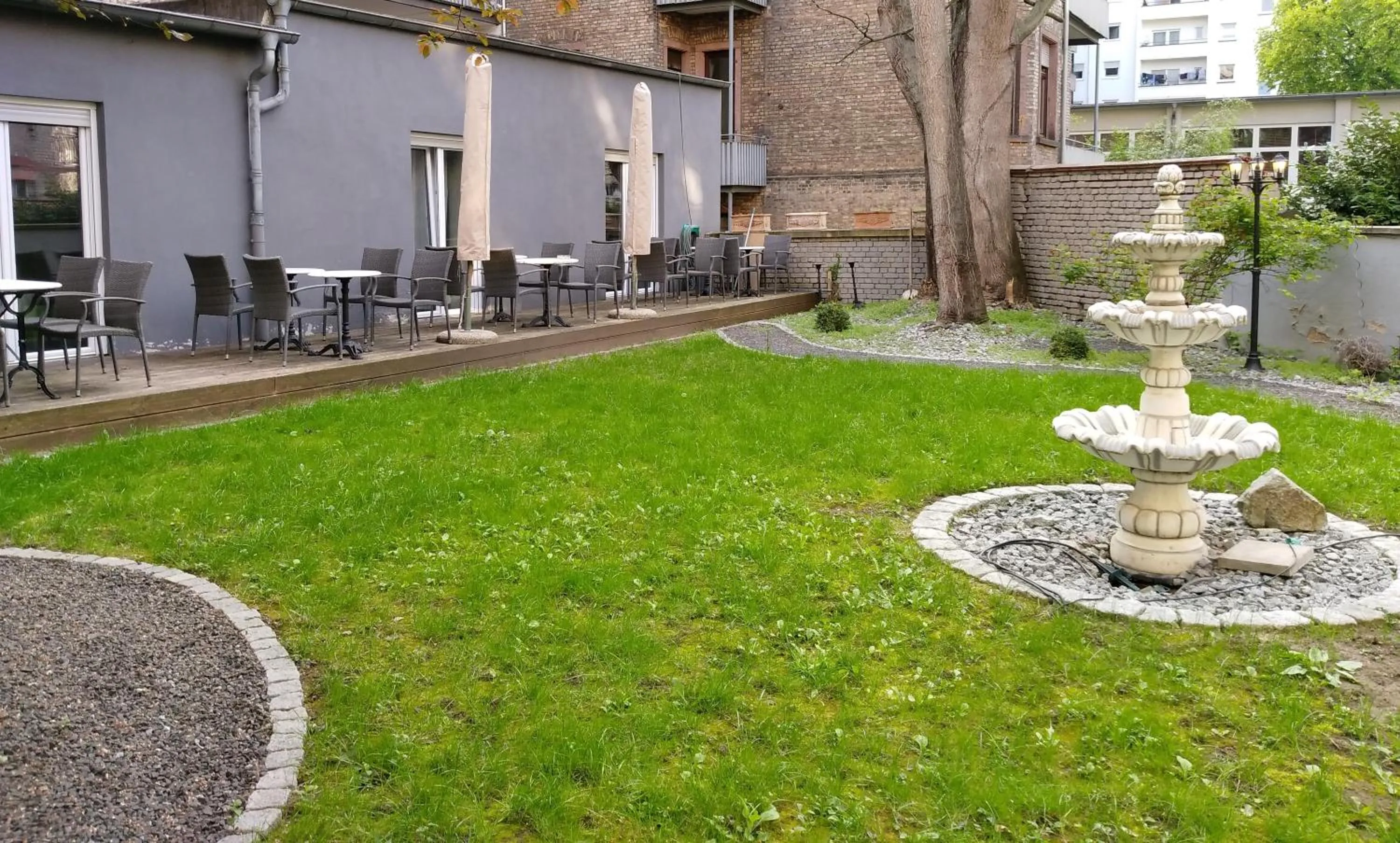 Garden in Wasserturm Hotel Mannheim