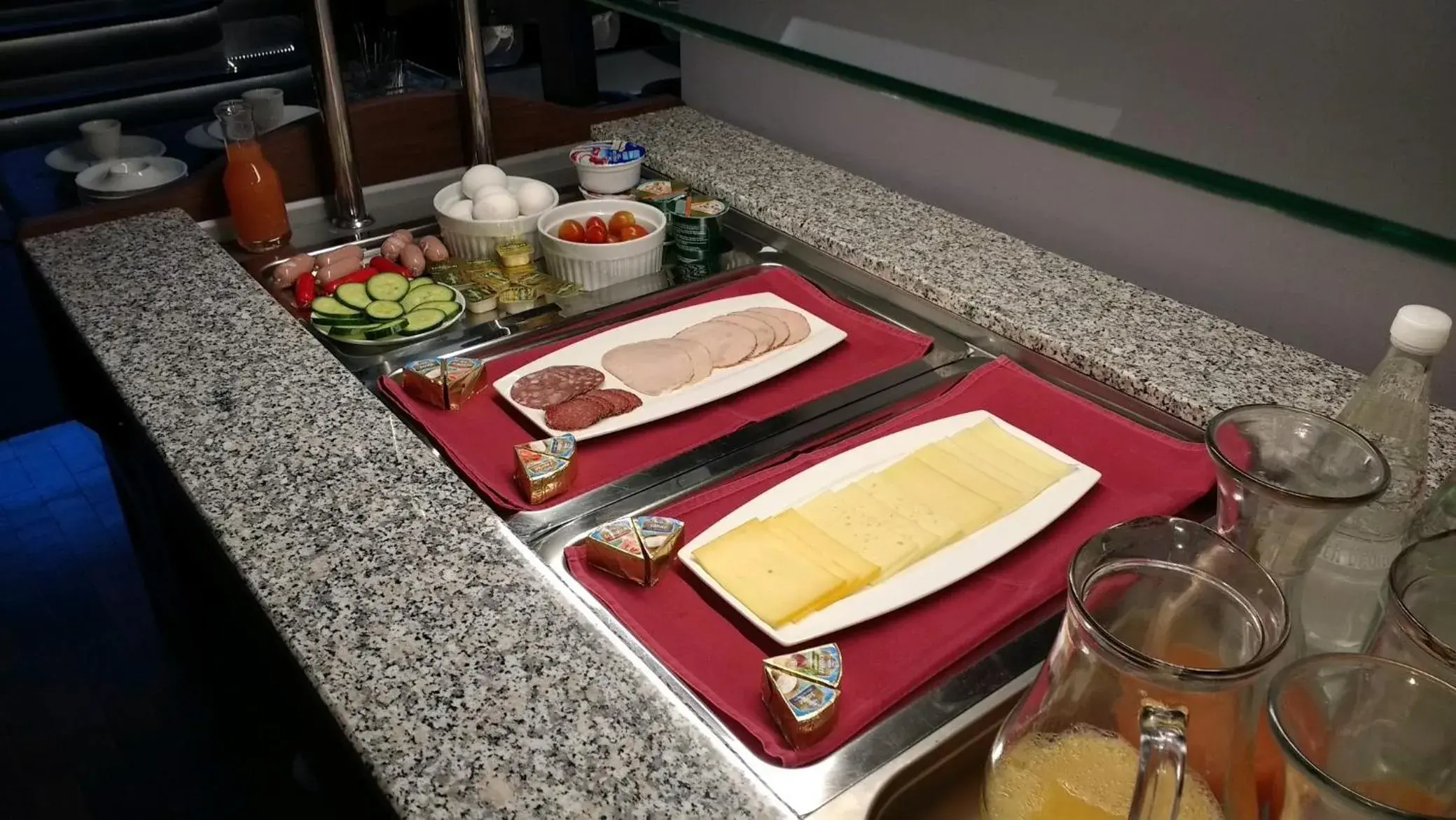 Buffet breakfast in Wasserturm Hotel Mannheim Buffet breakfast in Wasserturm Hotel Mannheim