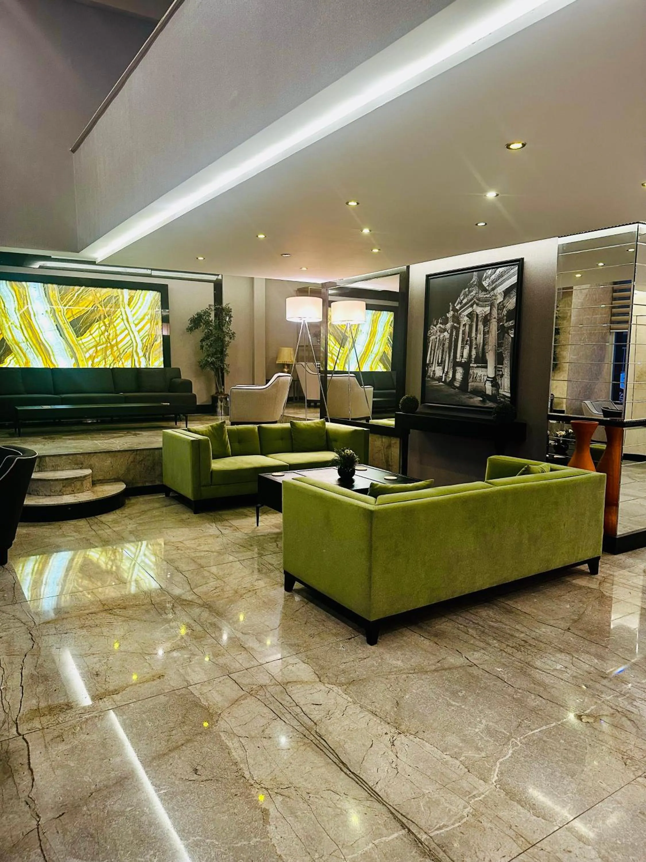Lobby or reception in Laodikya Hotel