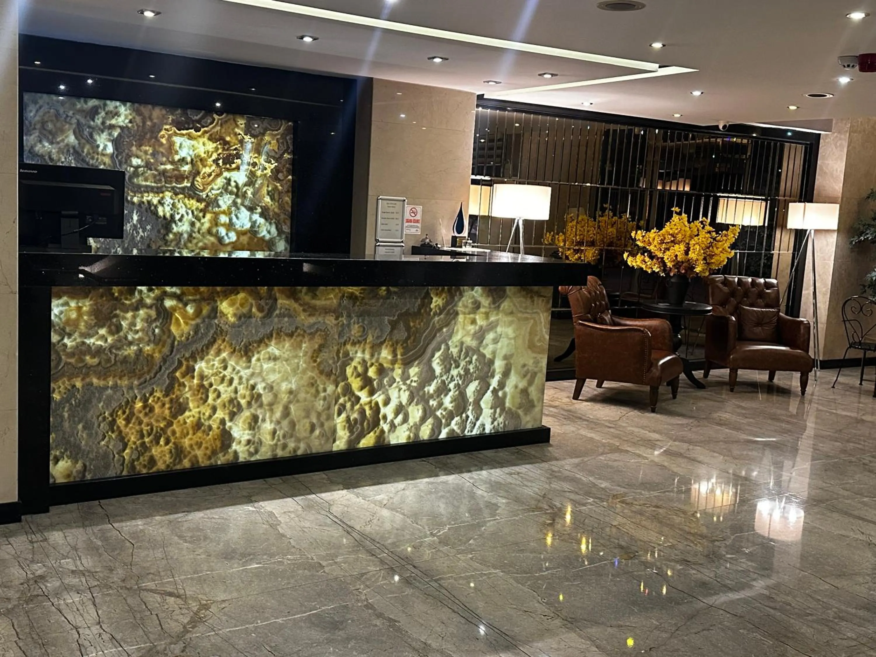 Lobby or reception in Laodikya Hotel