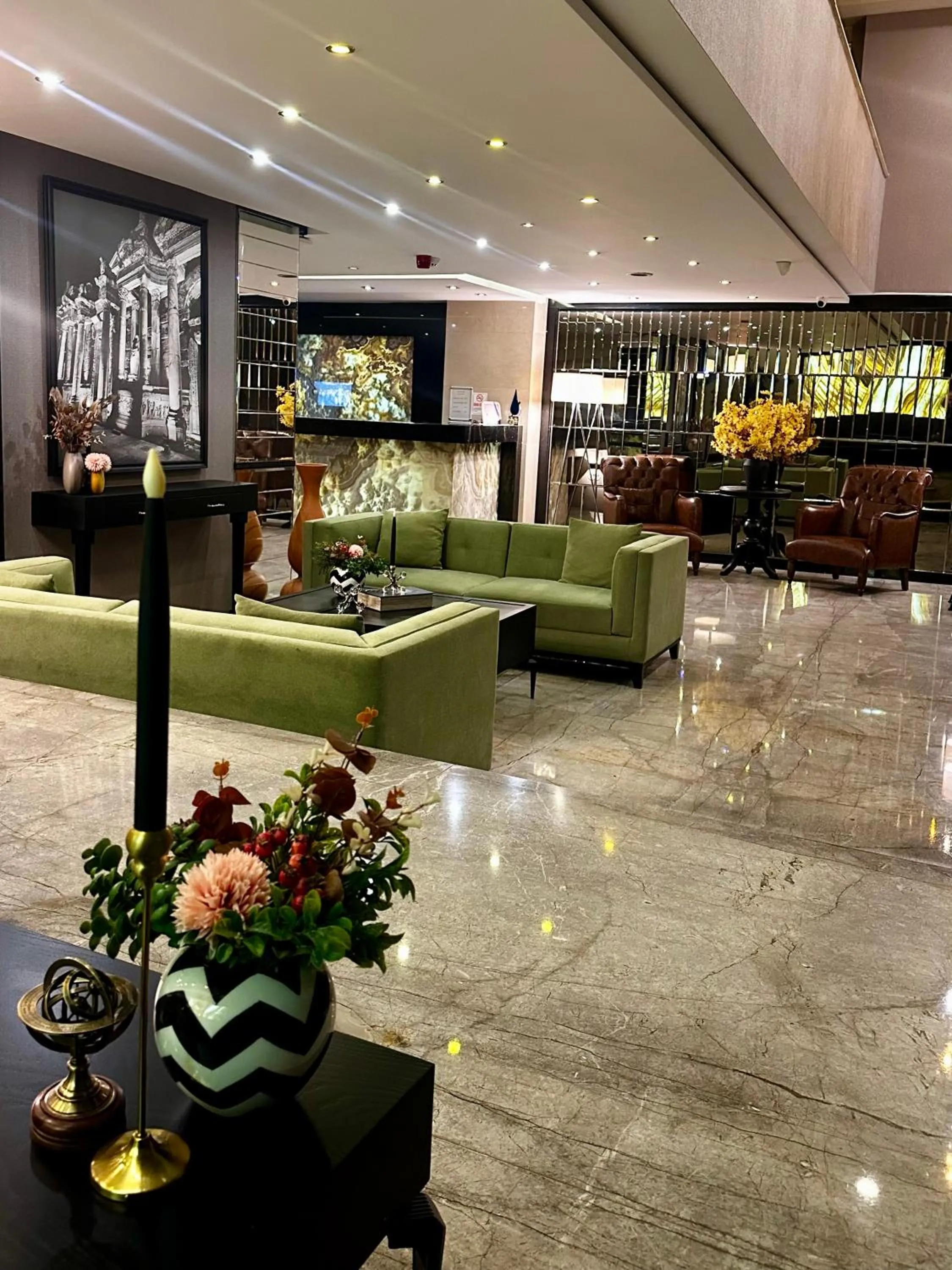 Lobby or reception in Laodikya Hotel