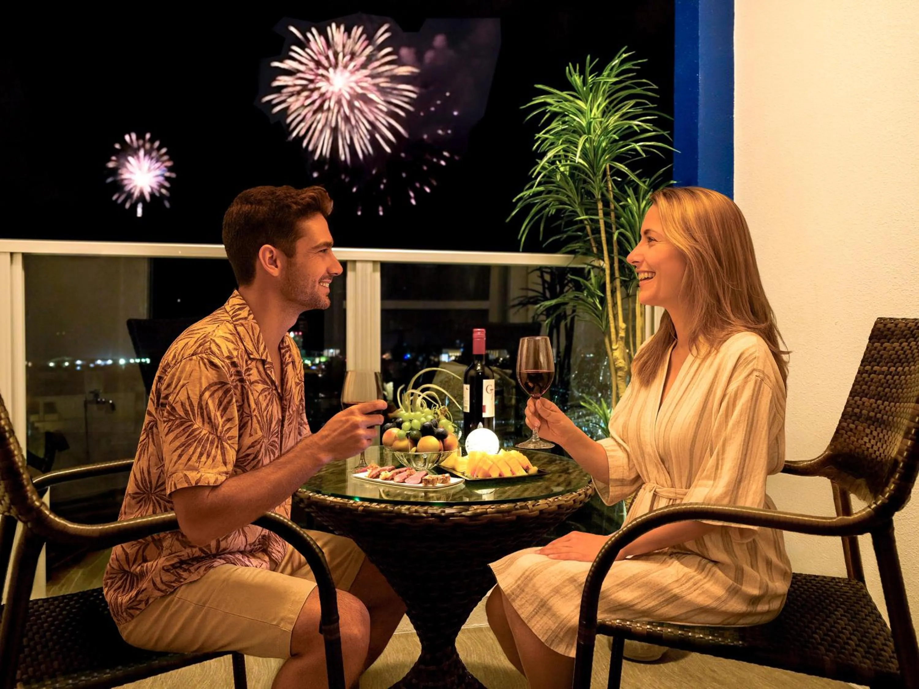 Balcony/Terrace in Zoe Resort The Sunset Village Okinawa Chatan