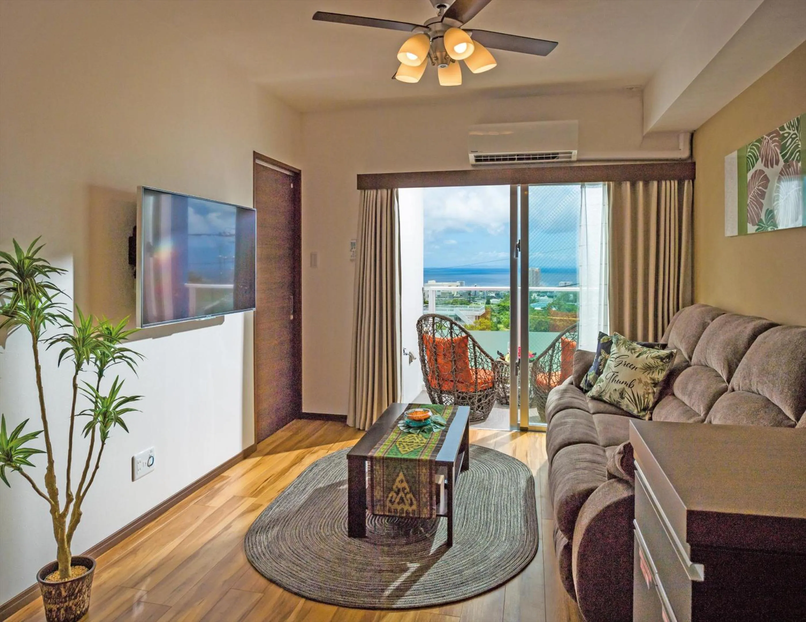 Living room in Zoe Resort The Sunset Village Okinawa Chatan