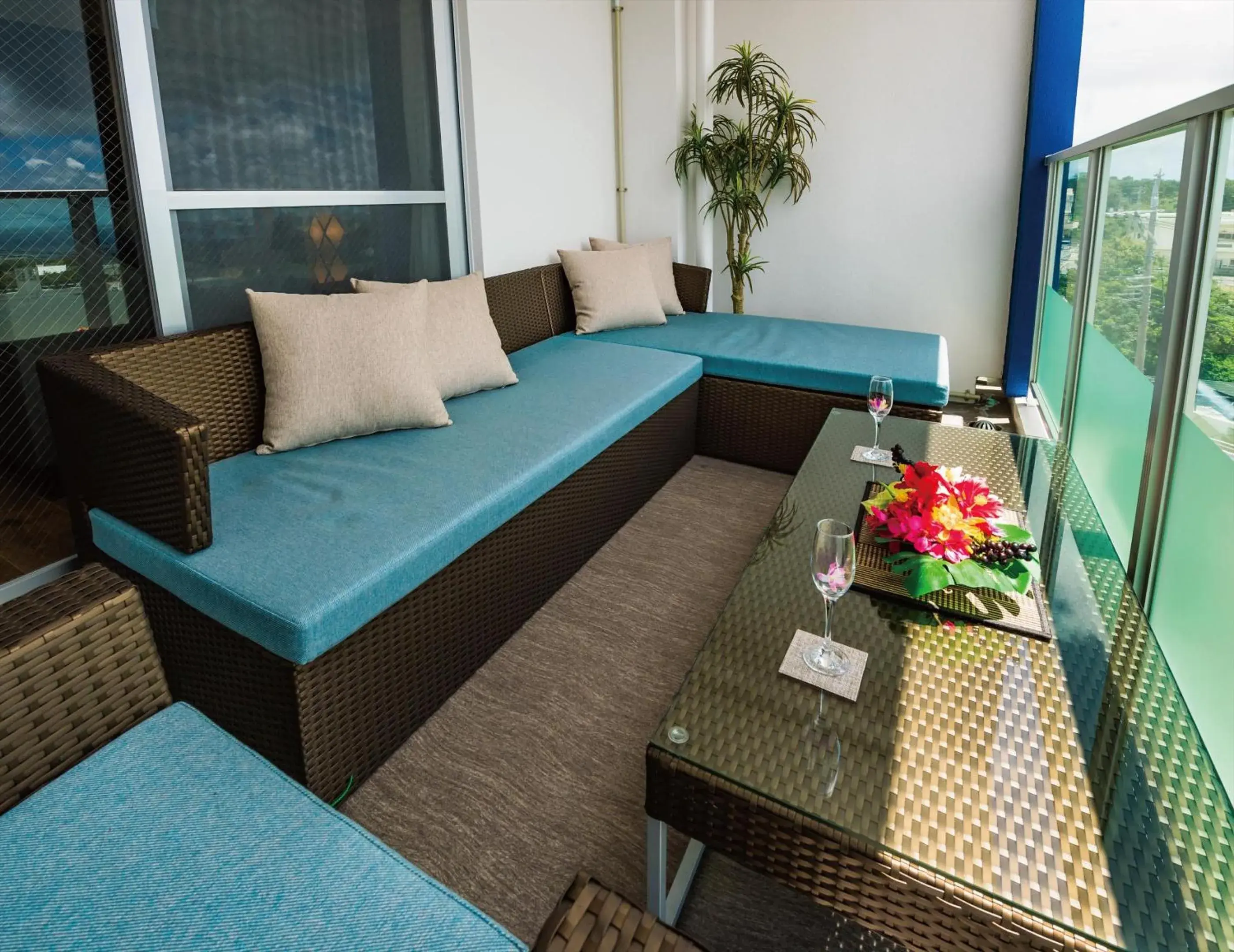 Wing Double Twin (2nd Floor, 55.1sqm, 2LDK) - single occupancy in Zoe Resort The Sunset Village Okinawa Chatan Wing Double Twin (2nd Floor, 55.1sqm, 2LDK) - single occupancy in Zoe Resort The Sunset Village Okinawa Chatan