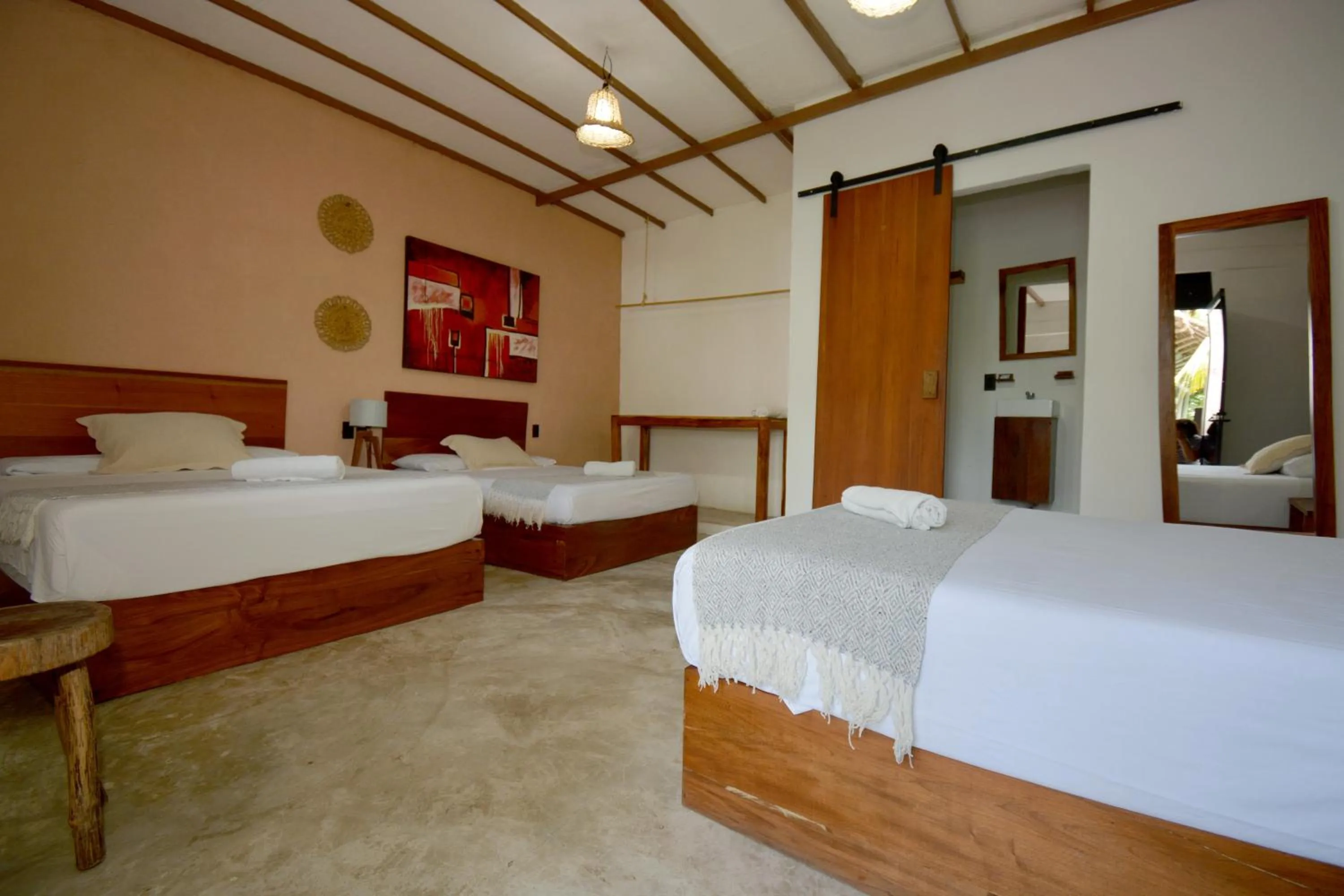 Bed in Casa Delia Hotel Downtown