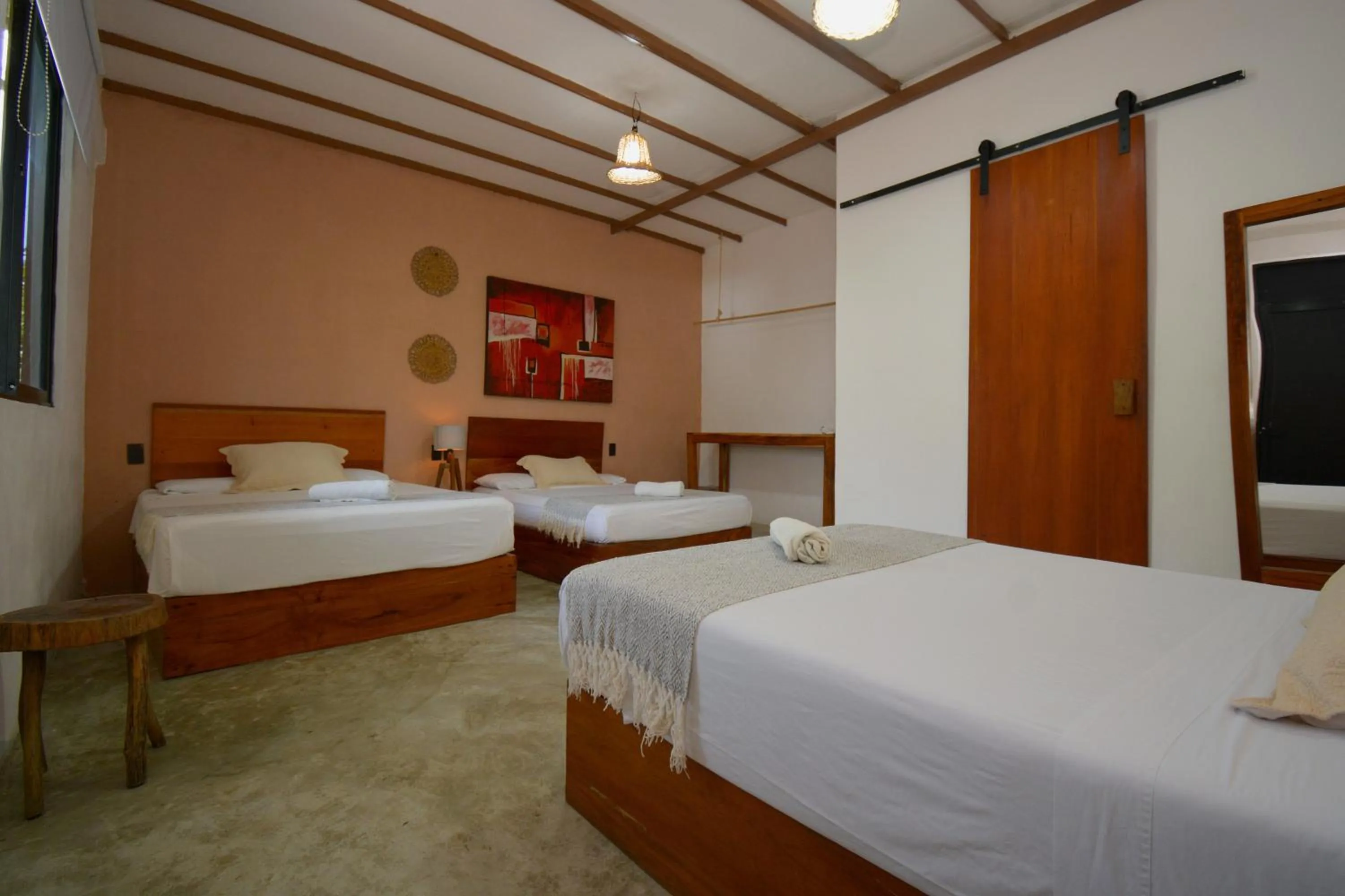 Bed in Casa Delia Hotel Downtown