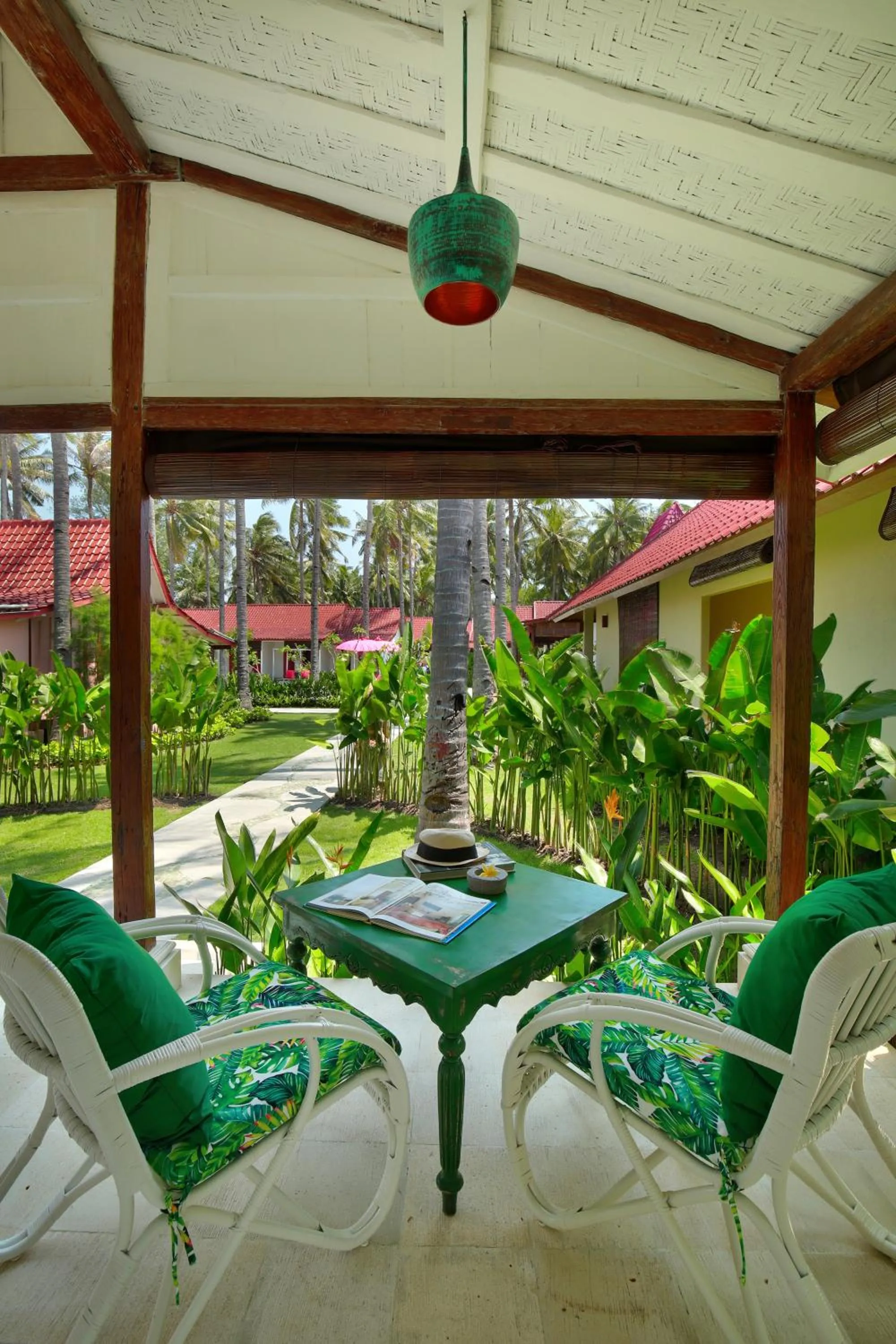 Patio in PinkCoco Gili Air - Constant Surprises & for Cool Adults Only