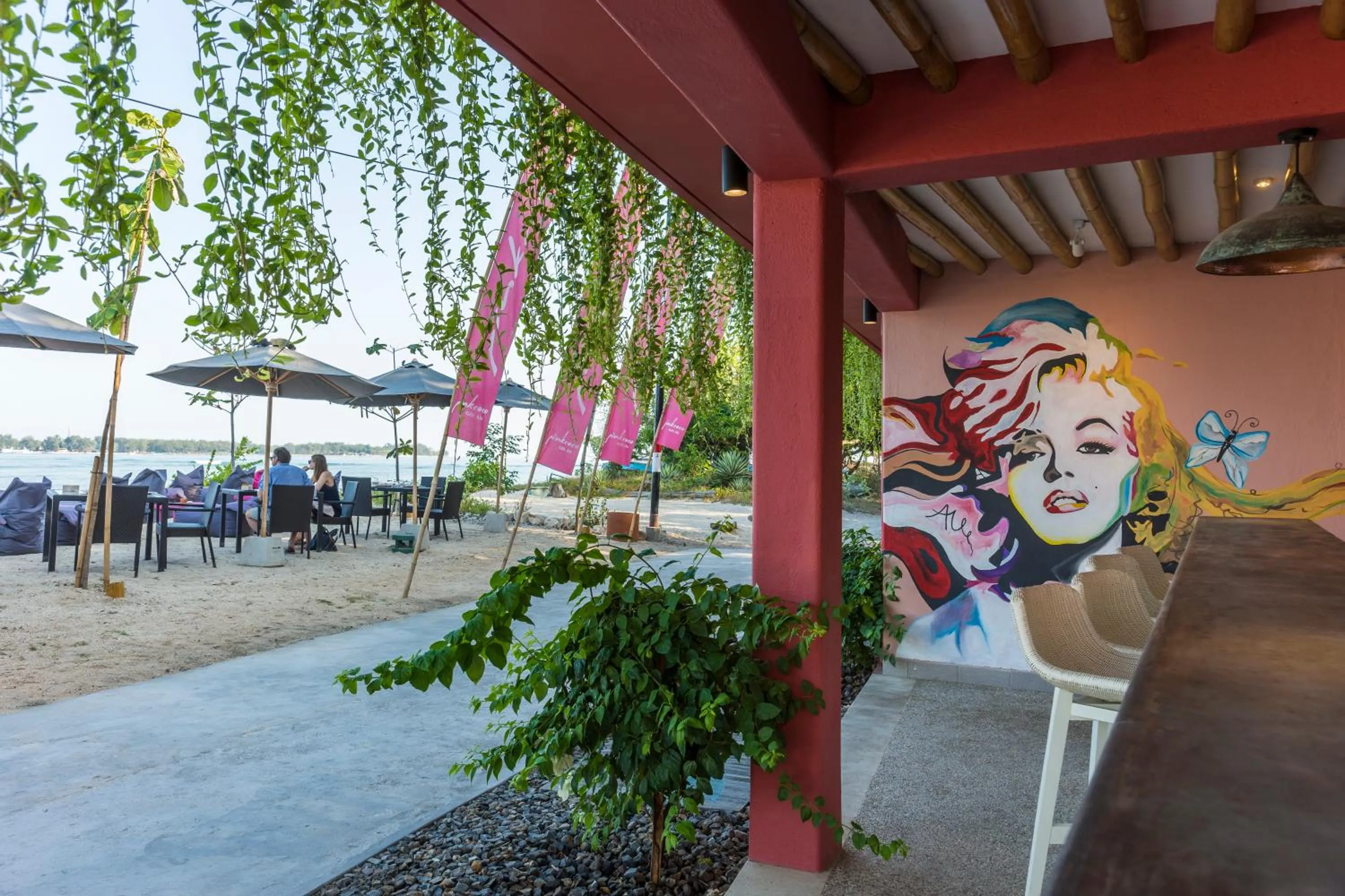 Restaurant/places to eat in PinkCoco Gili Air - Constant Surprises & for Cool Adults Only