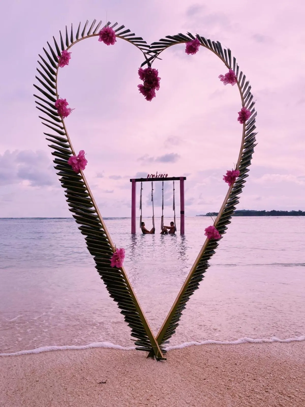 Beach in PinkCoco Gili Air - Constant Surprises & for Cool Adults Only