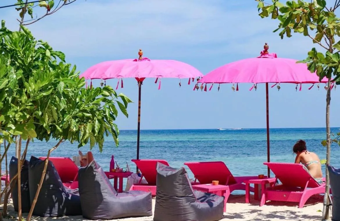 Beach in PinkCoco Gili Air - Constant Surprises & for Cool Adults Only