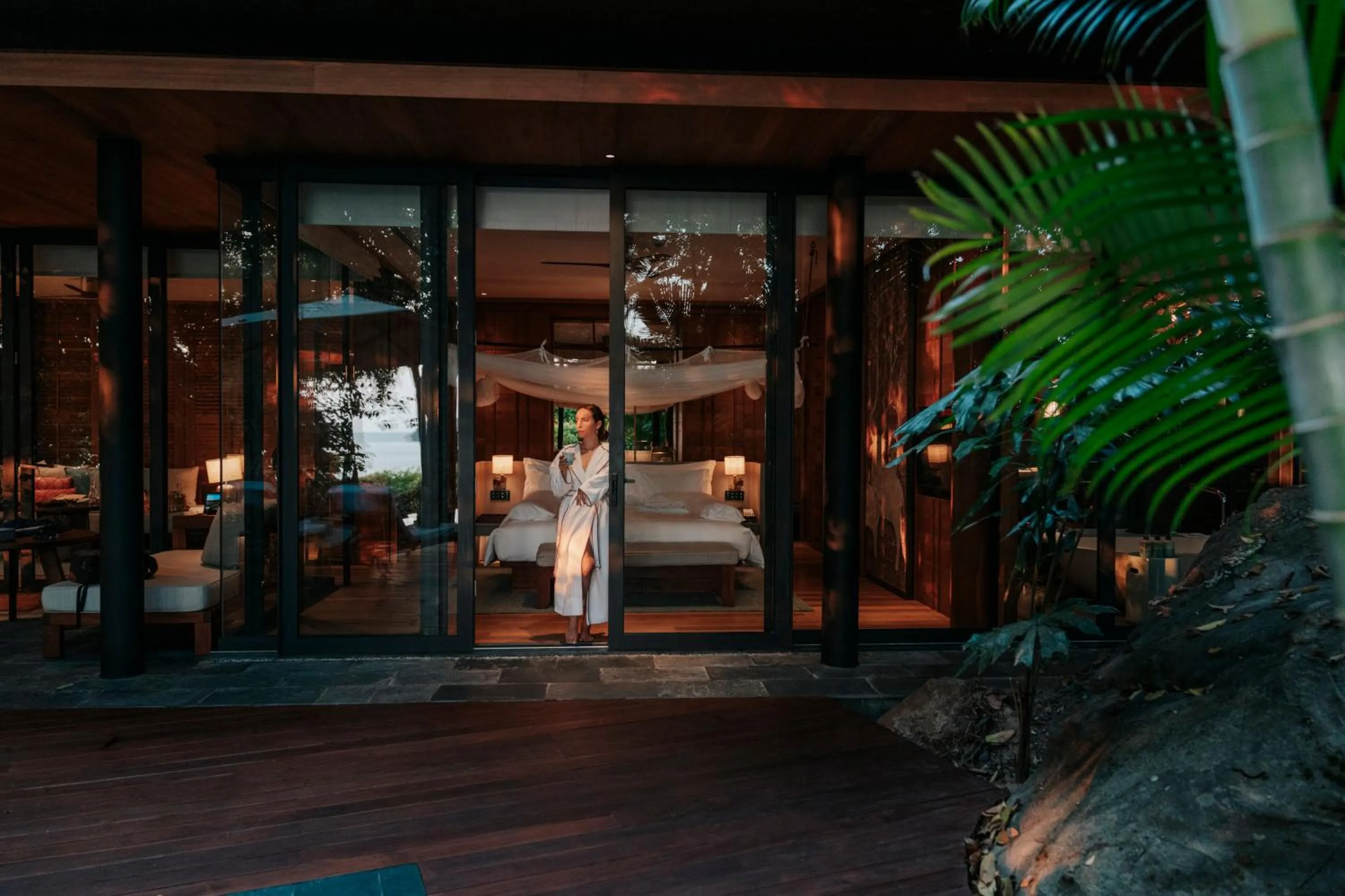 Bed in Six Senses Krabey Island