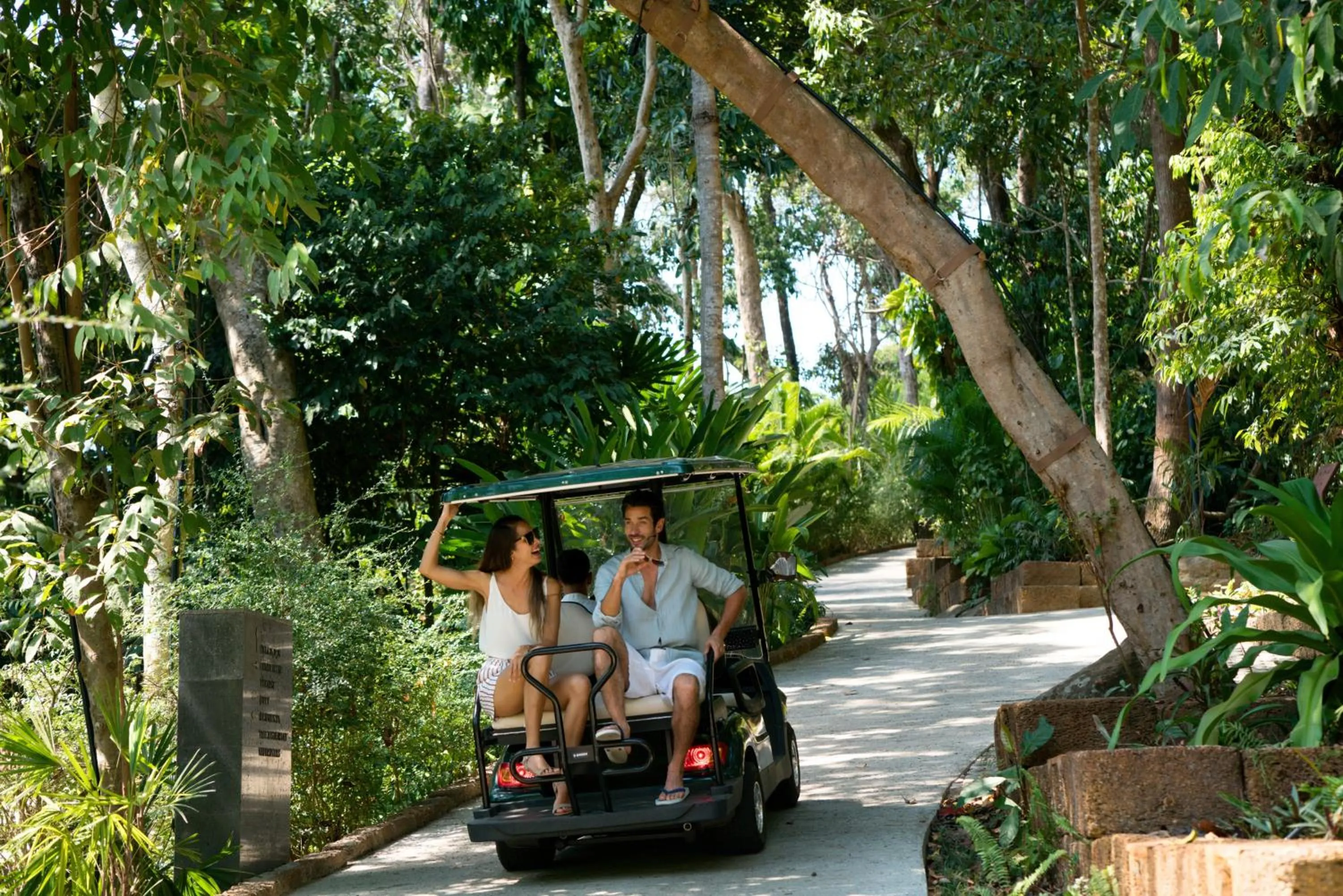 Natural landscape in Six Senses Krabey Island