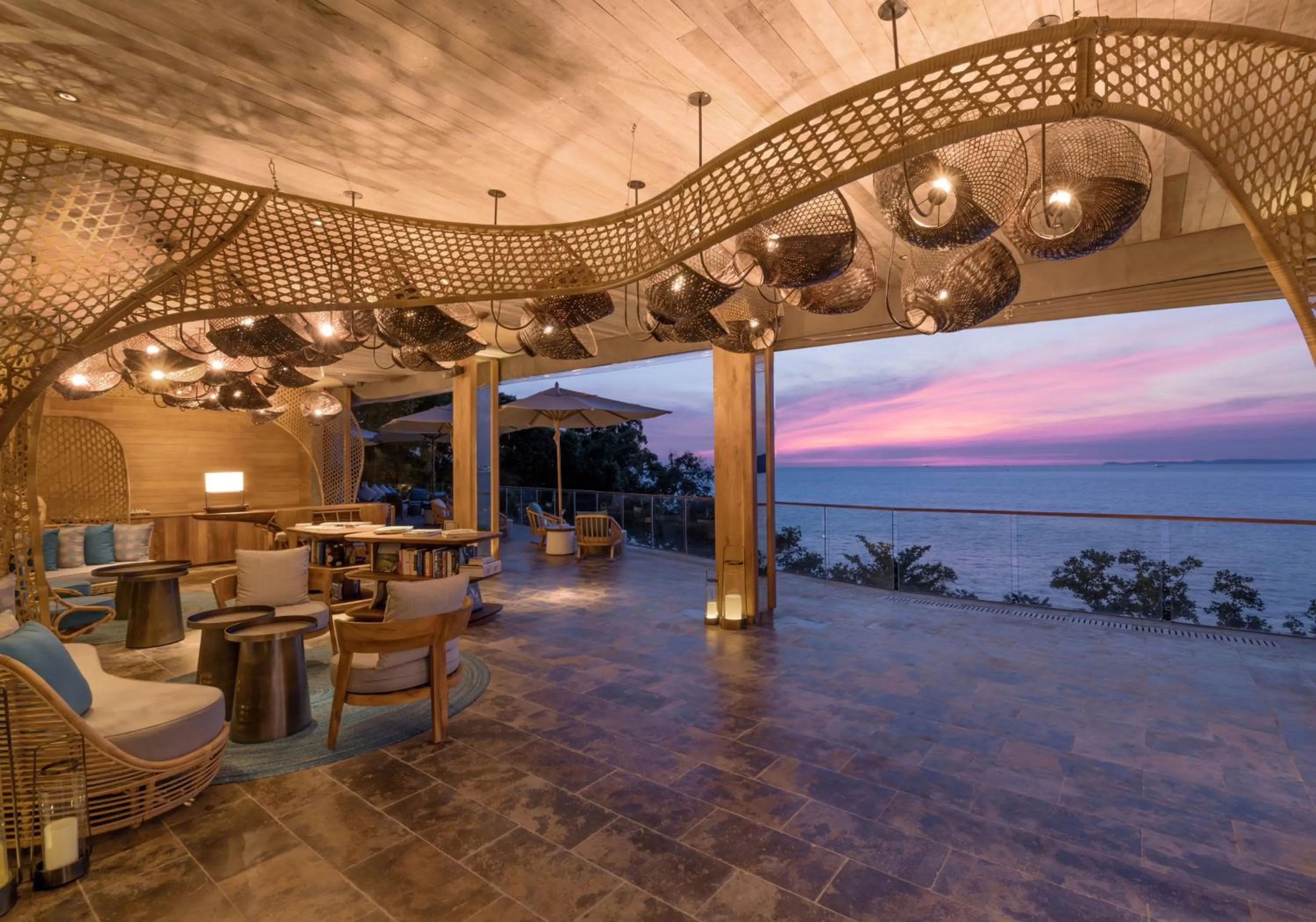 Balcony/Terrace in Six Senses Krabey Island
