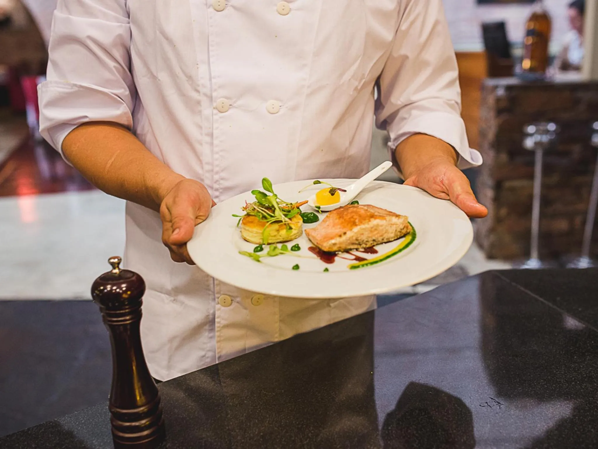 Food close-up in Hotel Del Bono Park