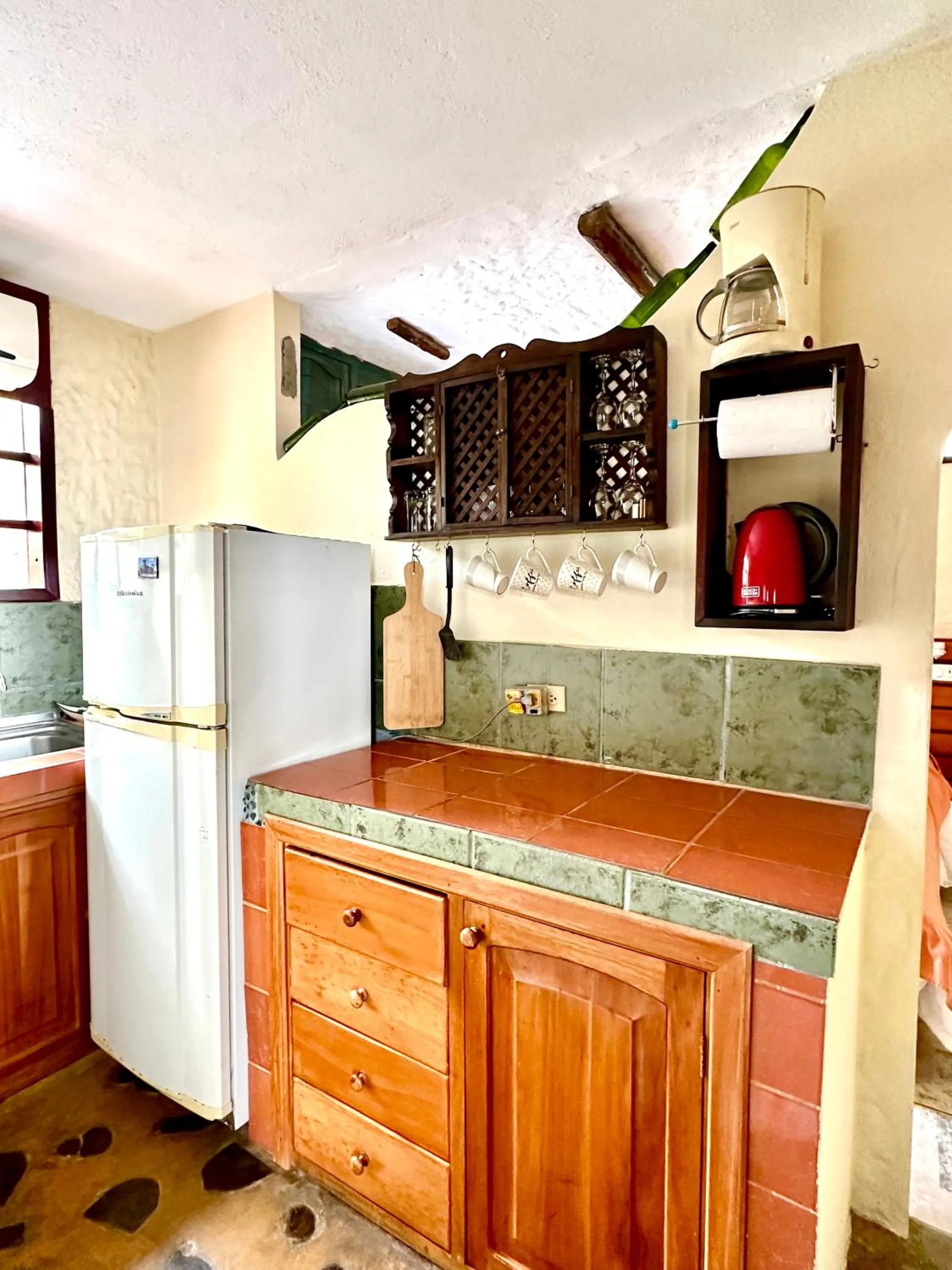 Kitchen or kitchenette in Casa del Lago Lodging House