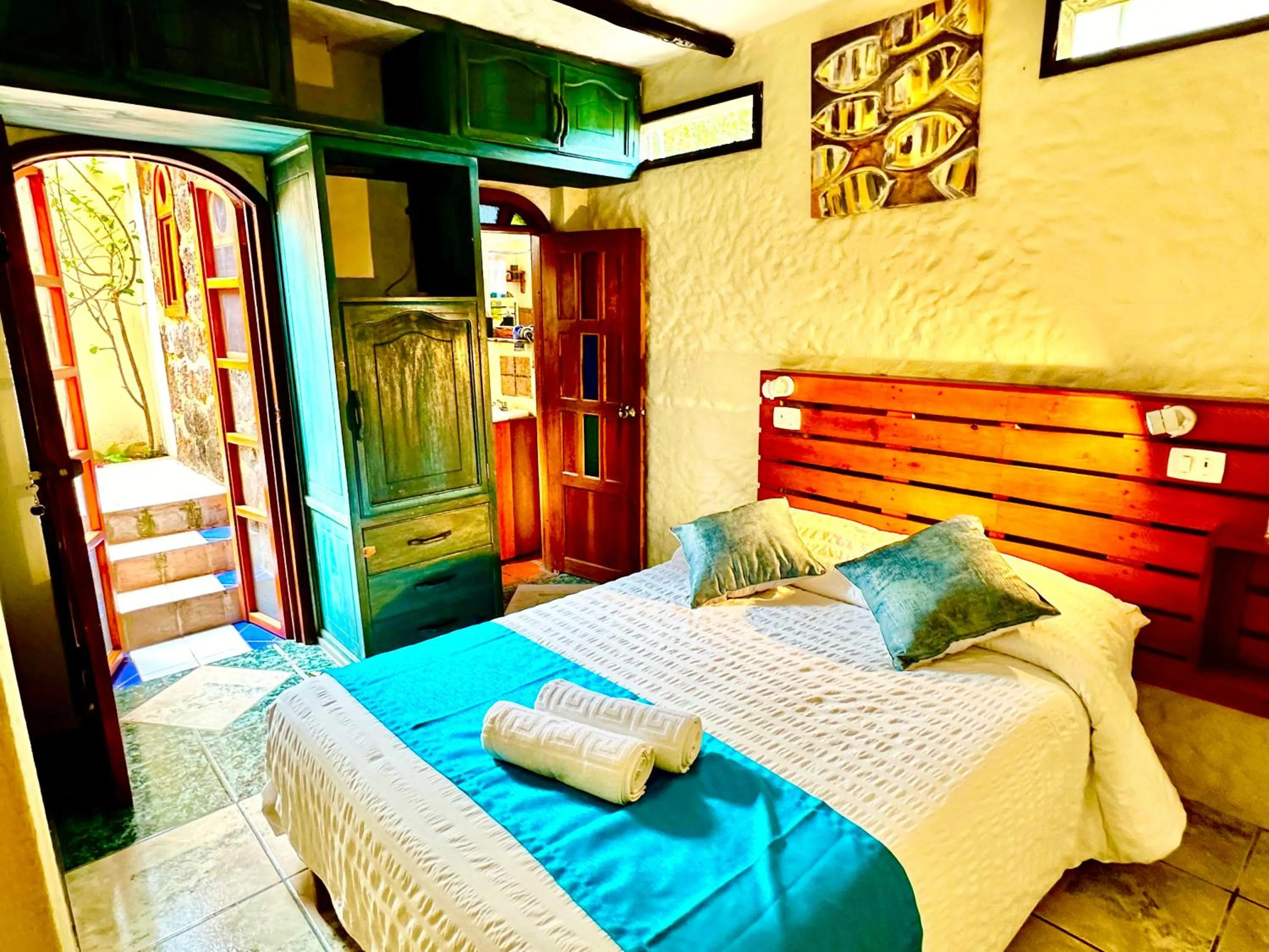 Bedroom, Bed in Casa del Lago Lodging House