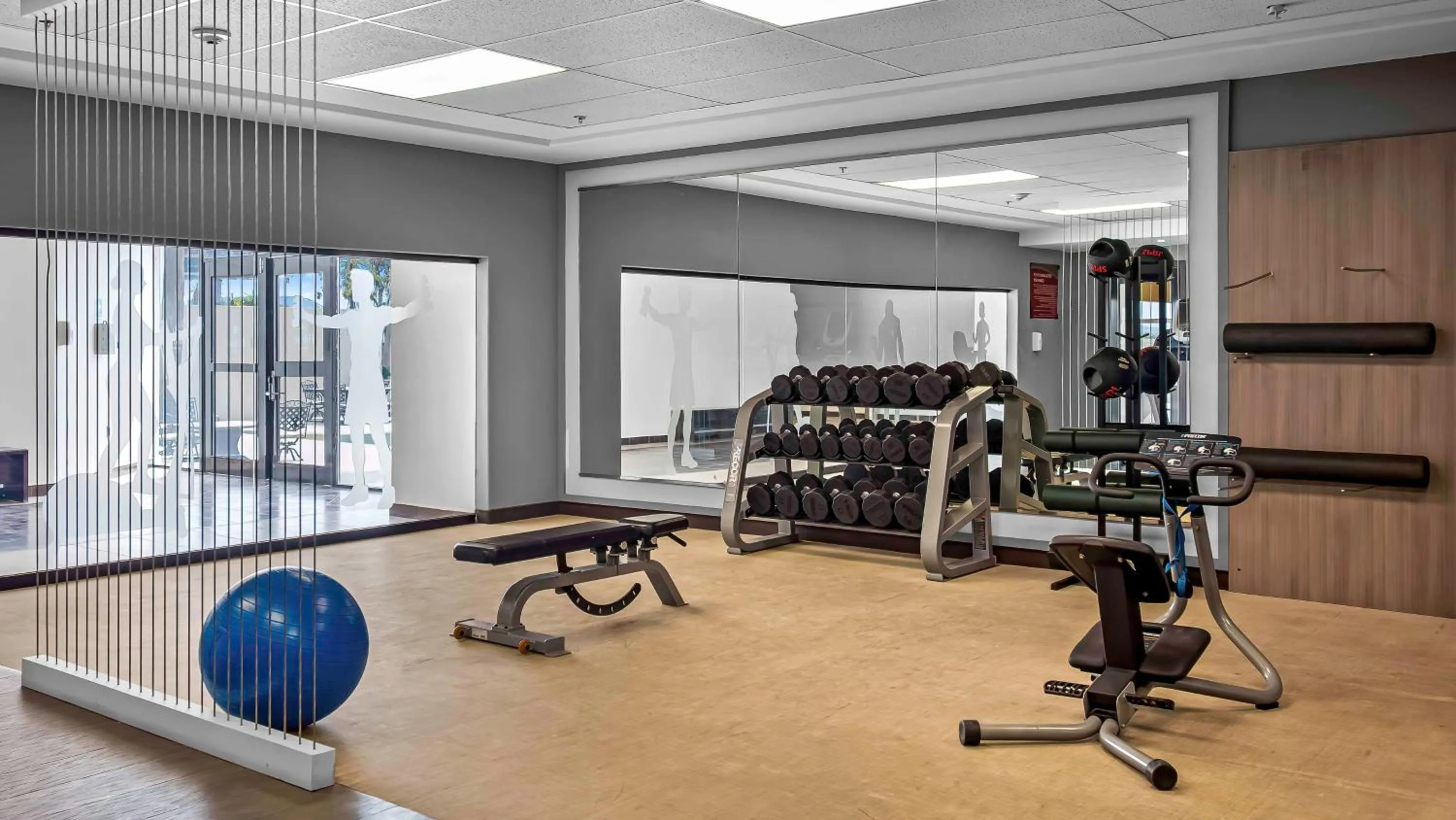 Fitness centre/facilities in Hilton Queretaro