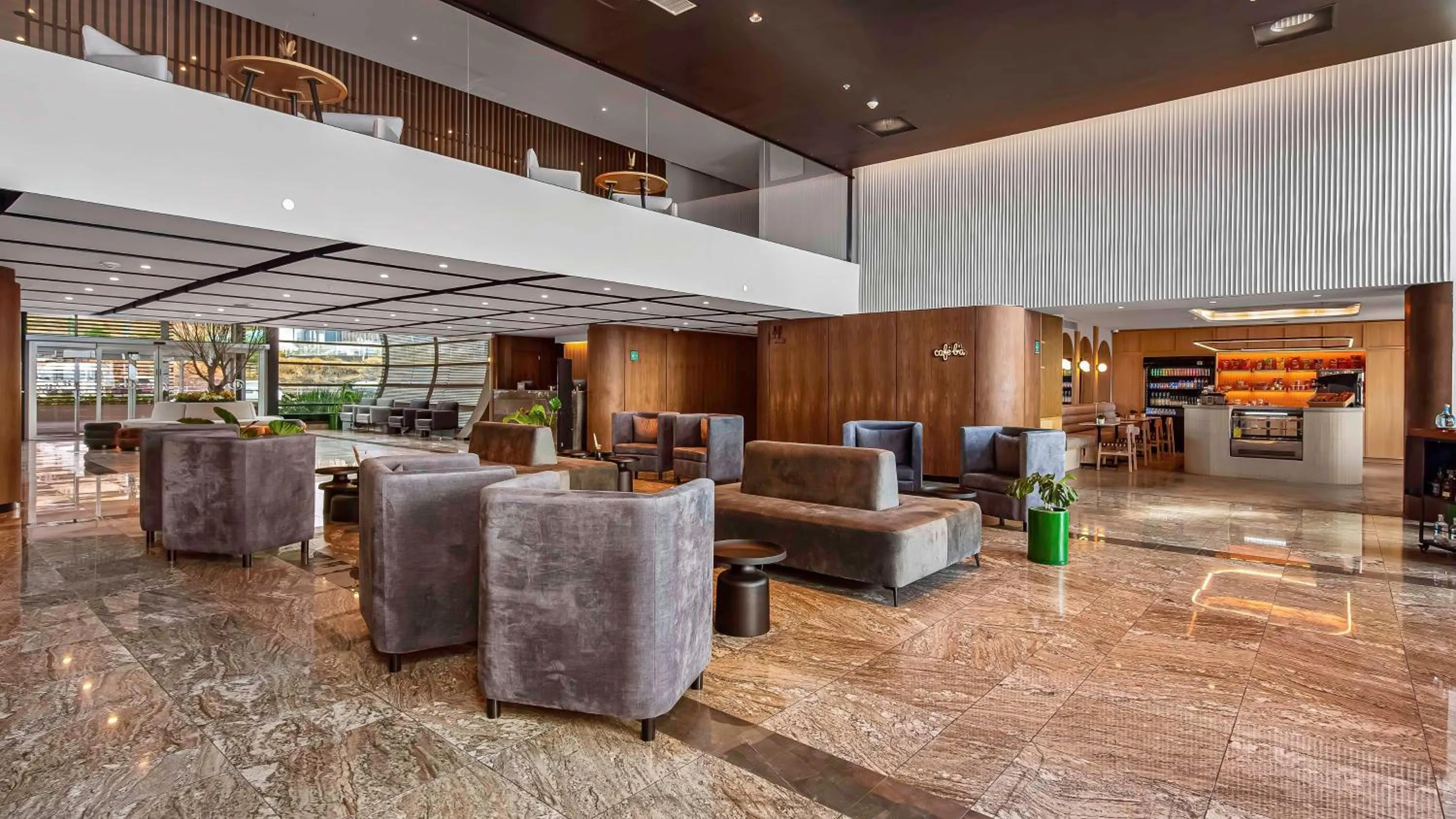 Lobby or reception in Hilton Queretaro