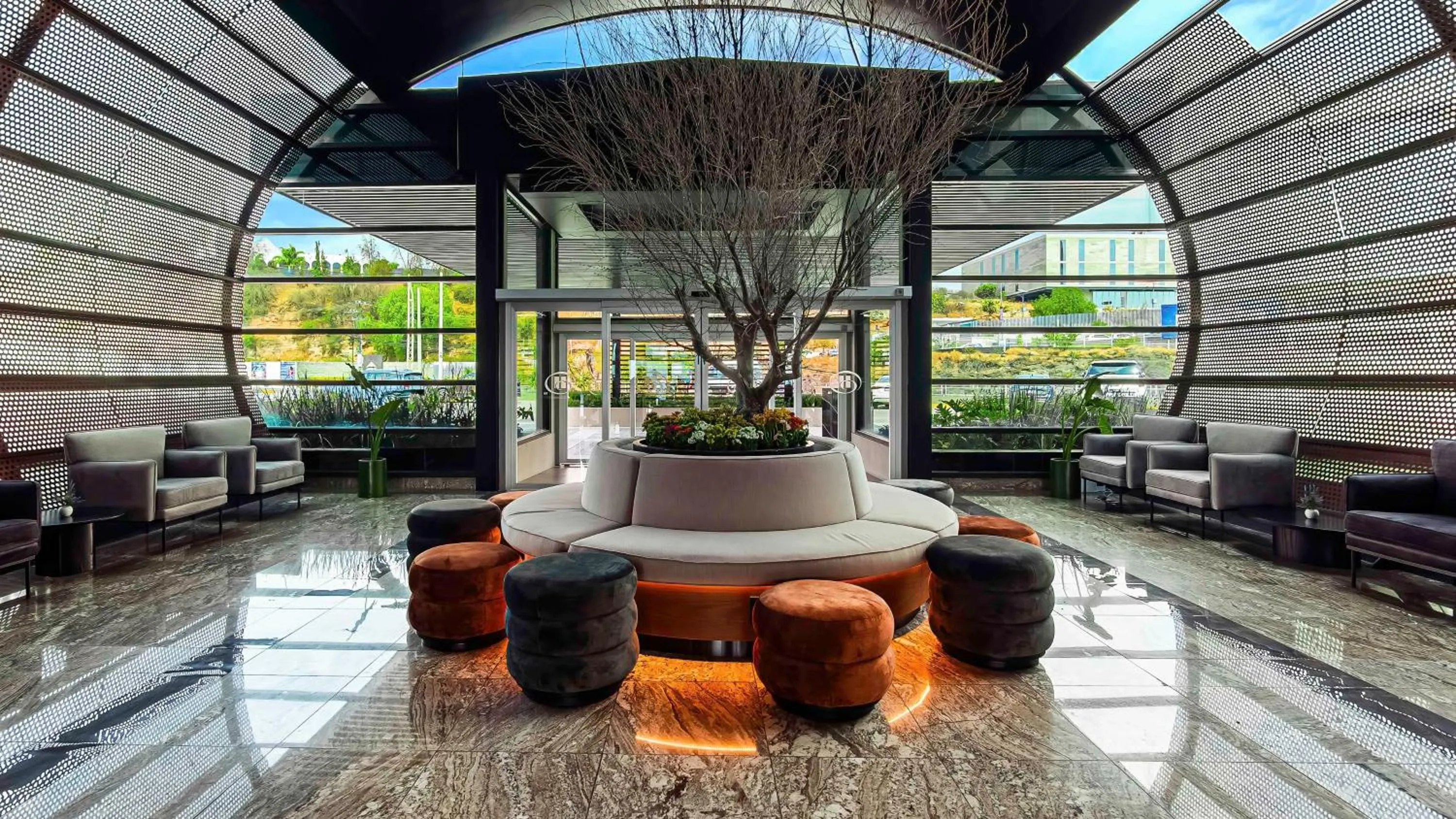 Lobby or reception in Hilton Queretaro