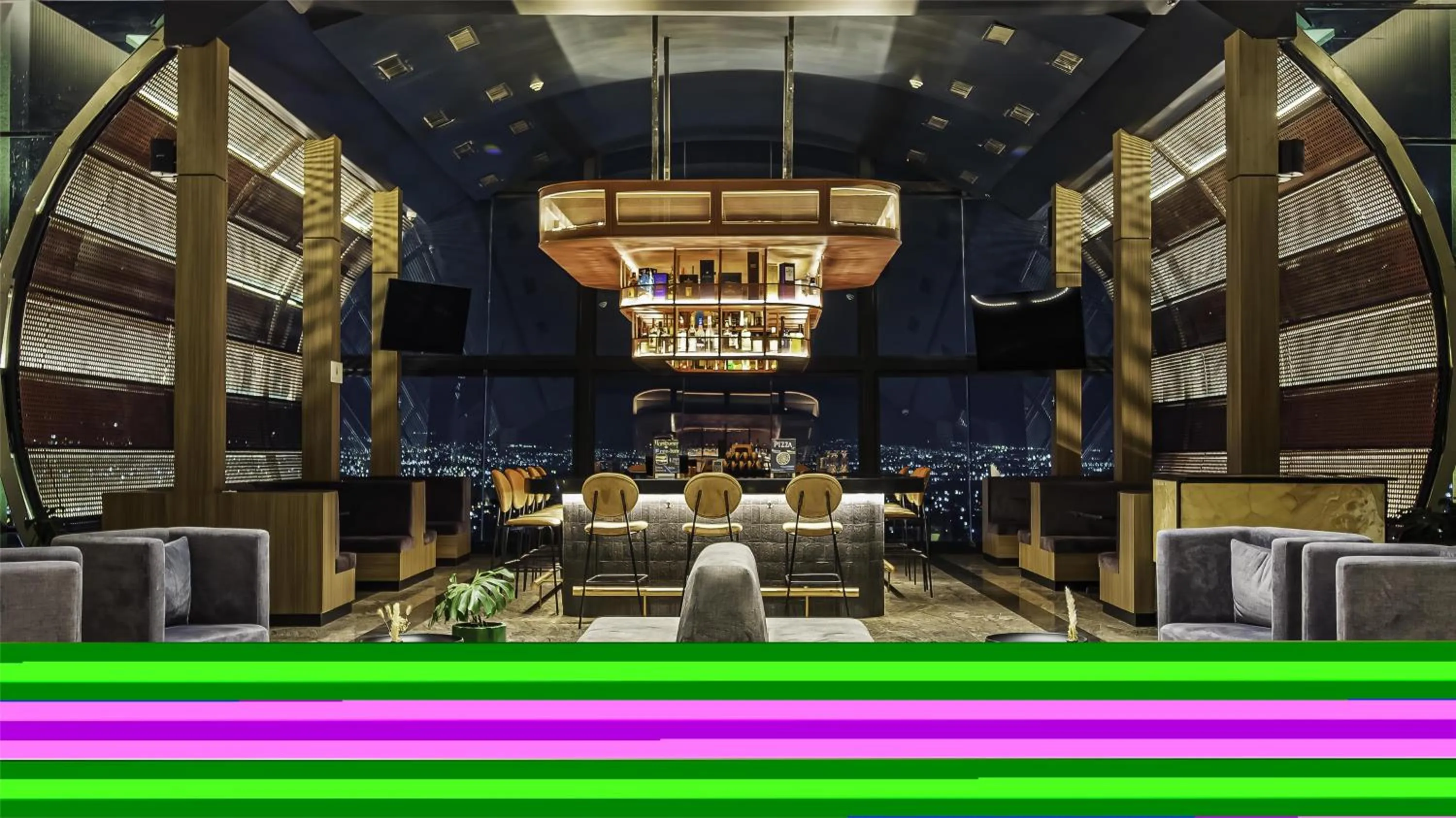 Lounge or bar in Hilton Queretaro