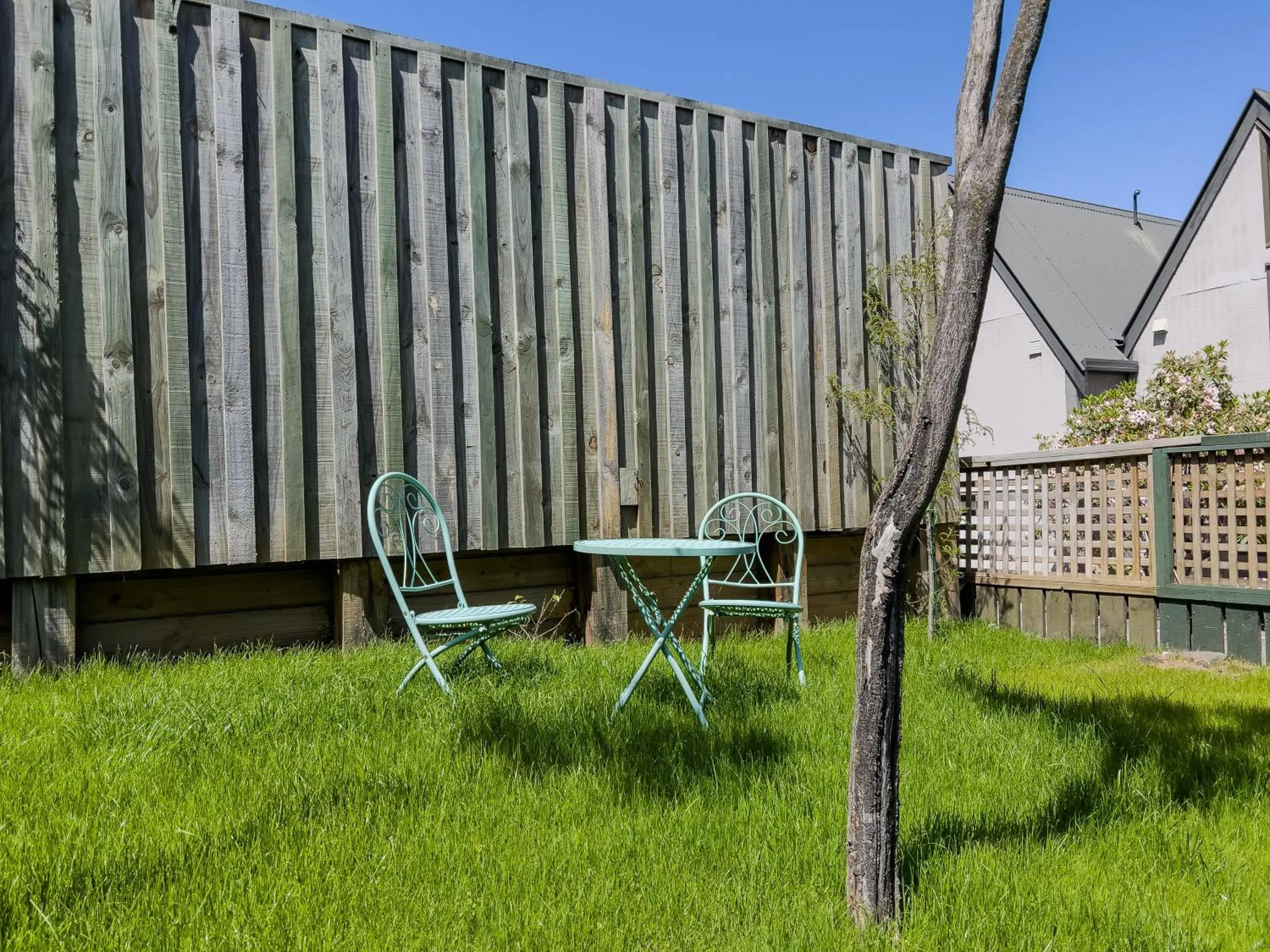 Garden view in Blue Peaks Lodge Garden view in Blue Peaks Lodge