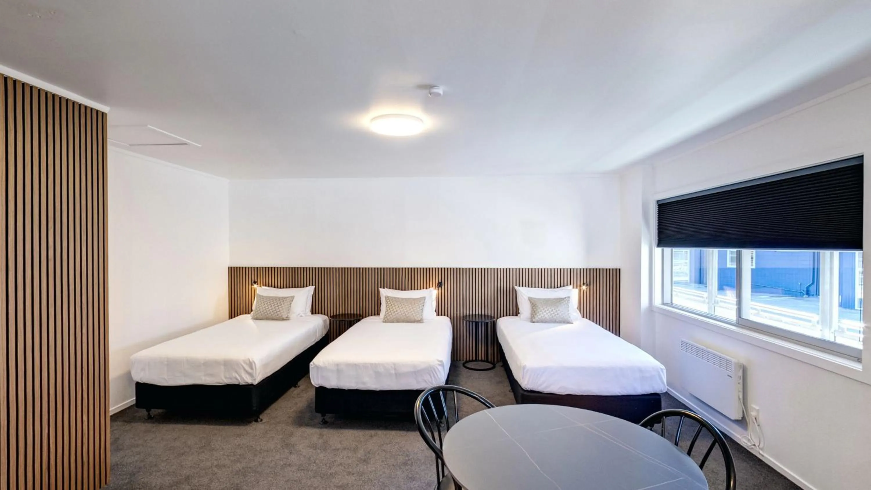 Bed in Blue Peaks Lodge