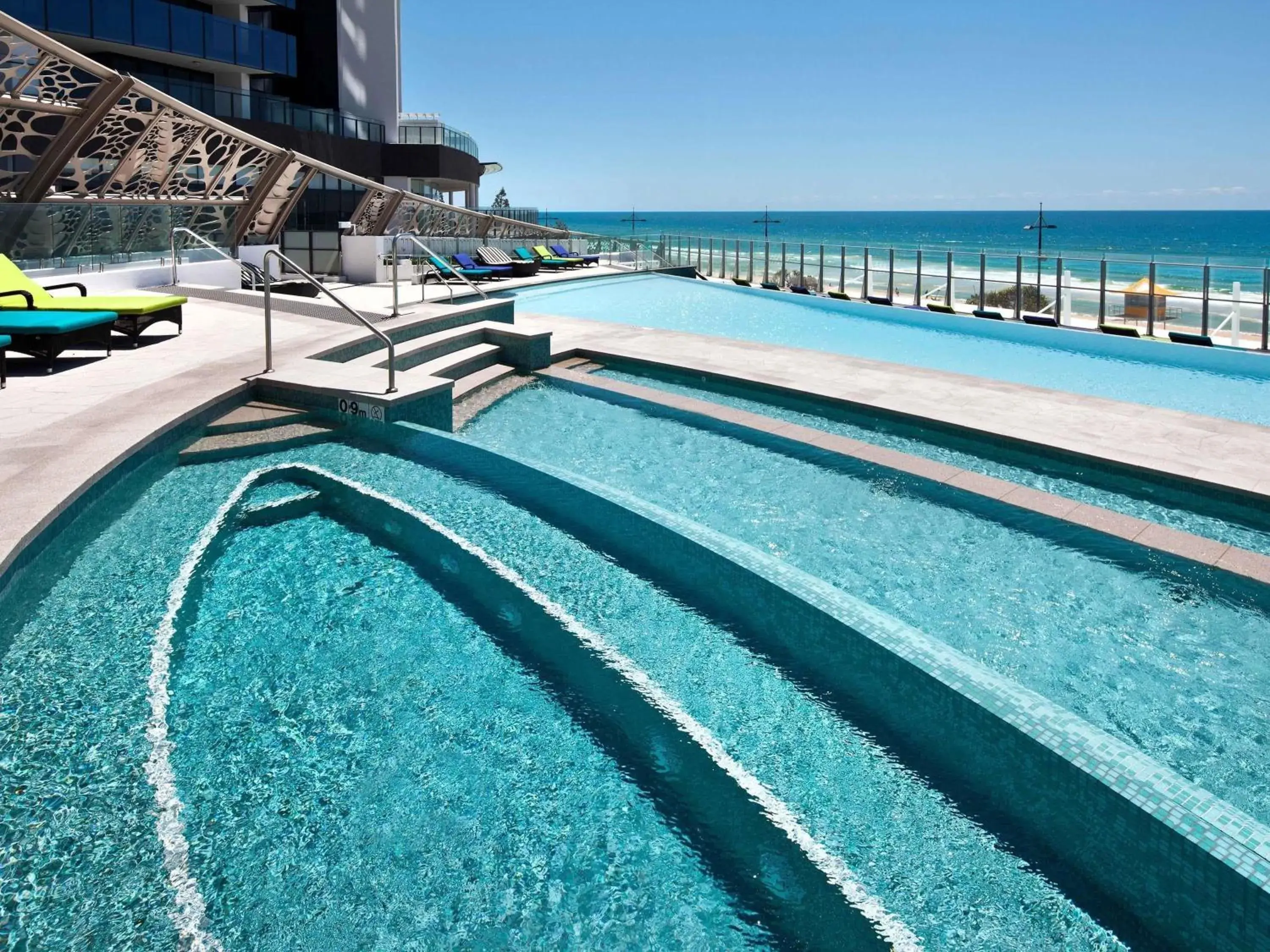 Pool view in Peppers Soul Surfers Paradise Pool view in Peppers Soul Surfers Paradise