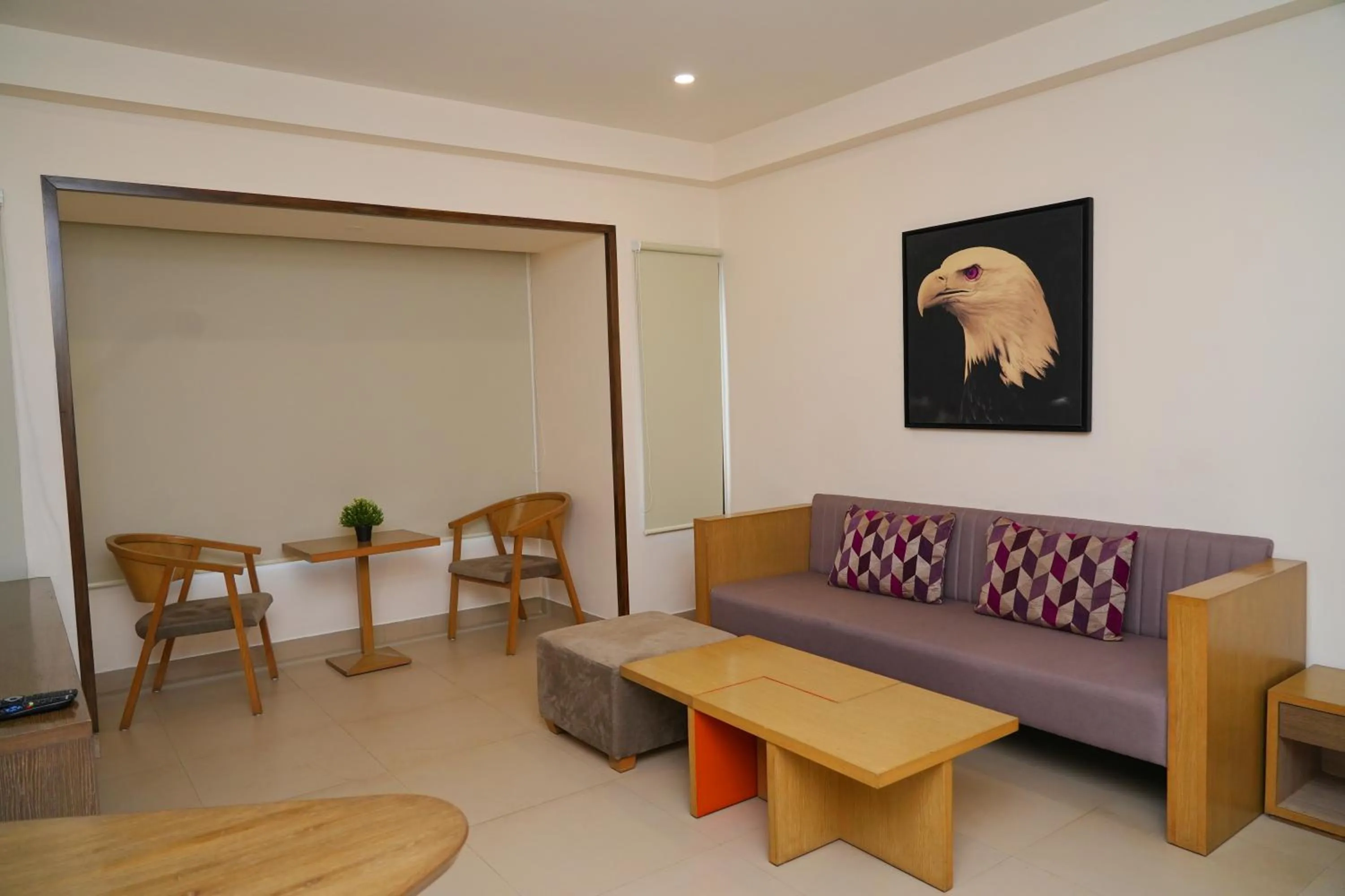 Living room in Purple Cloud Hotel