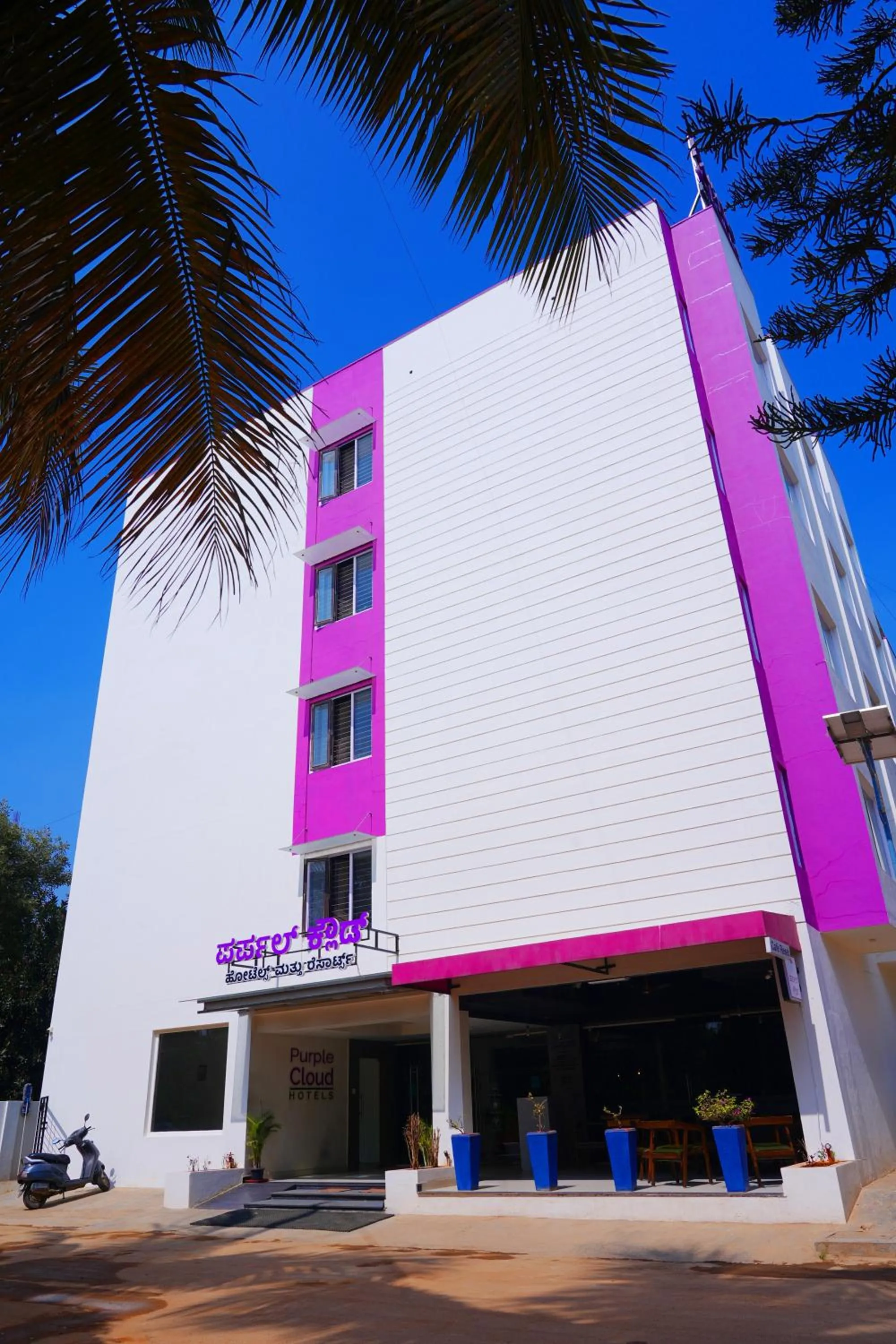 Property building in Purple Cloud Hotel