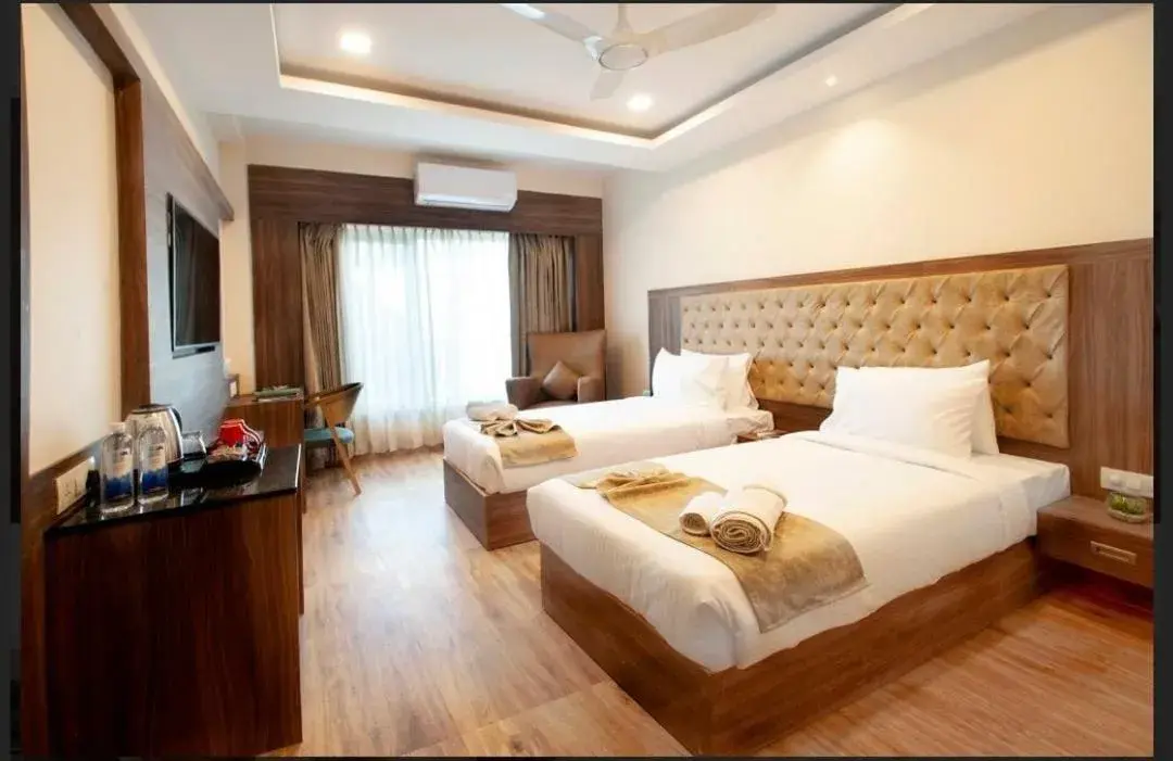 Bed in Purple Cloud Hotel Bed in Purple Cloud Hotel