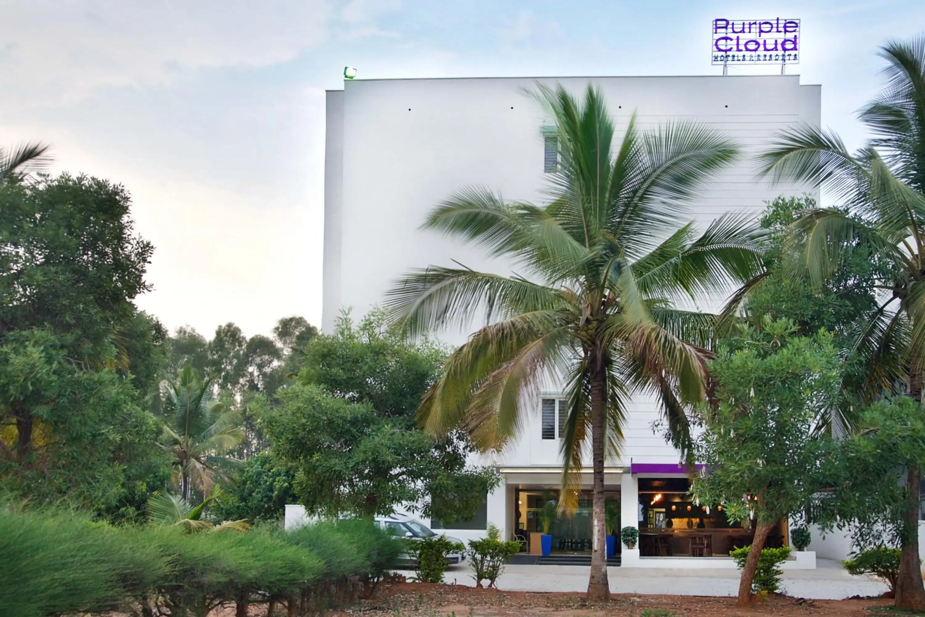 Facade/entrance in Purple Cloud Hotel Facade/entrance in Purple Cloud Hotel