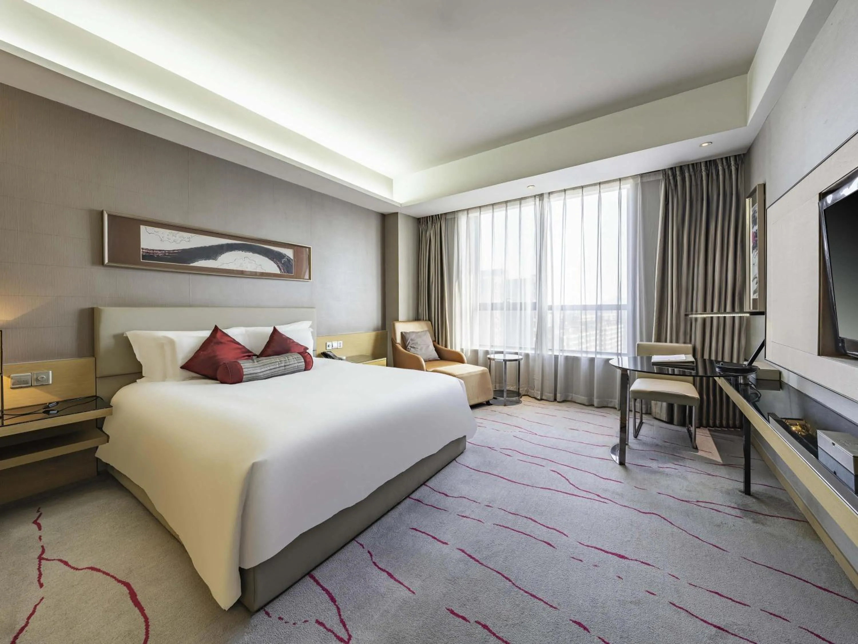 Bedroom, Bed in Grand Mercure Jinan Sunshine