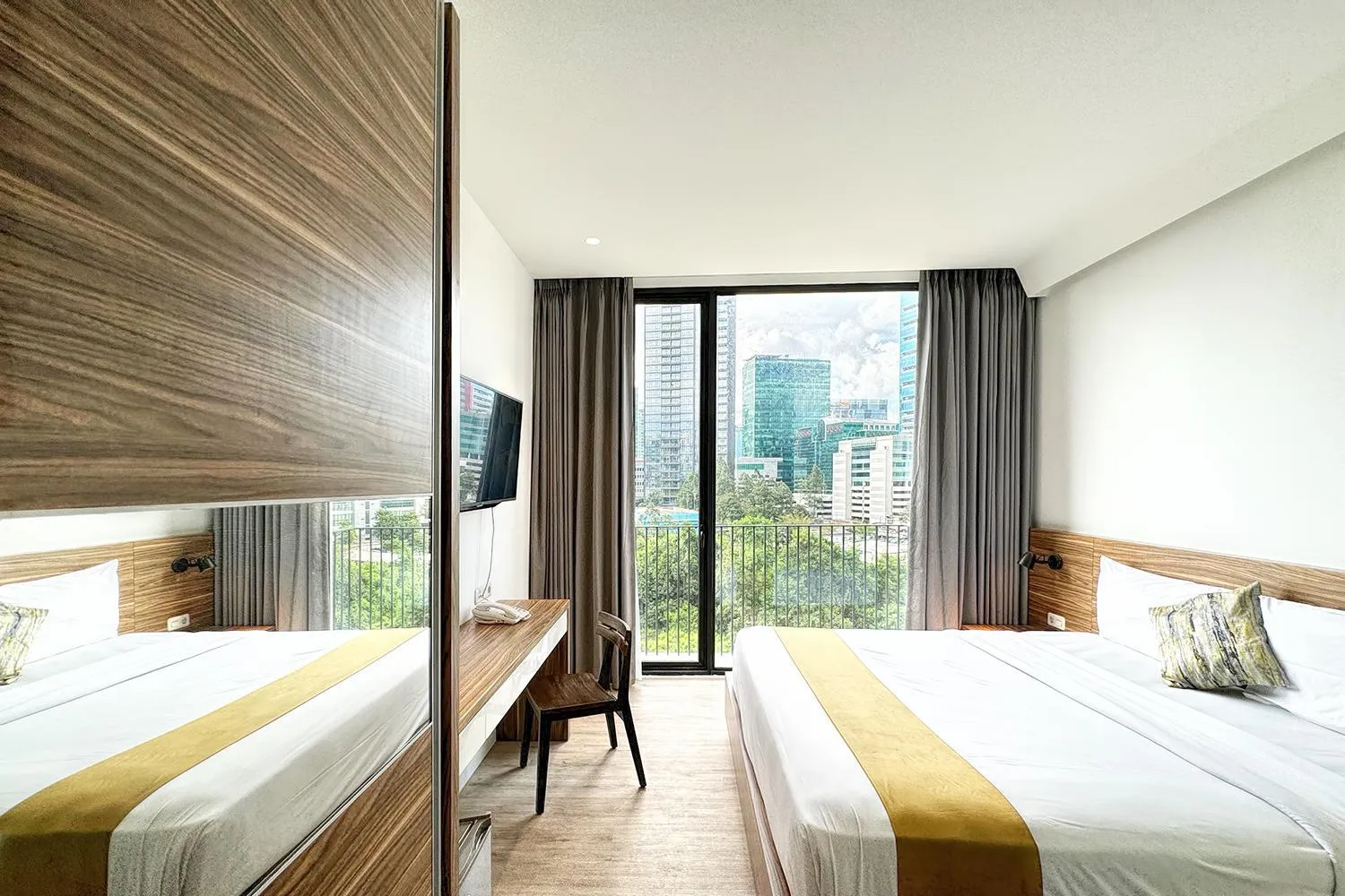 City view, Bed in Rasuna Icon Hotel