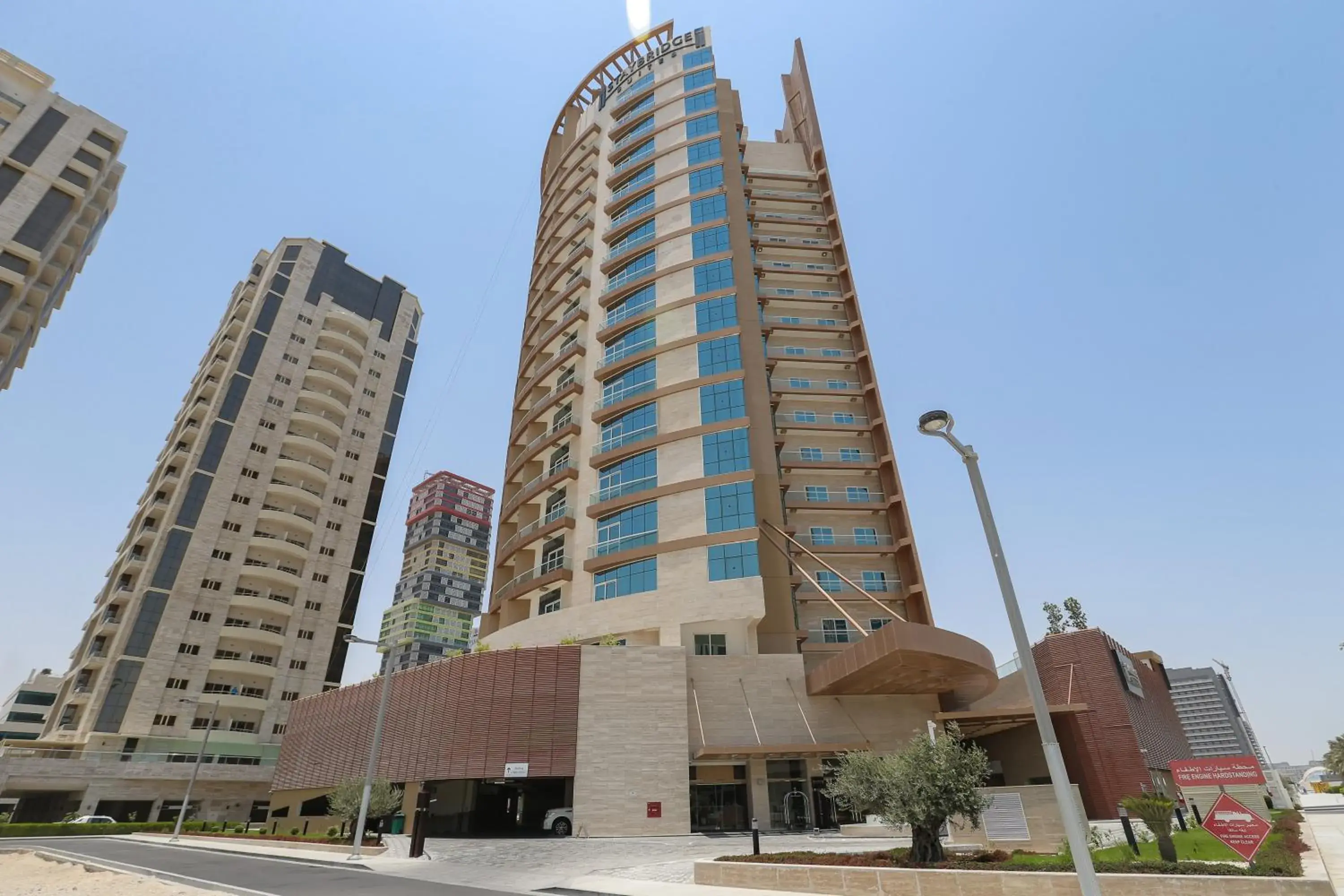 Property building in Staybridge Suites - Doha Lusail by IHG Property building in Staybridge Suites - Doha Lusail by IHG