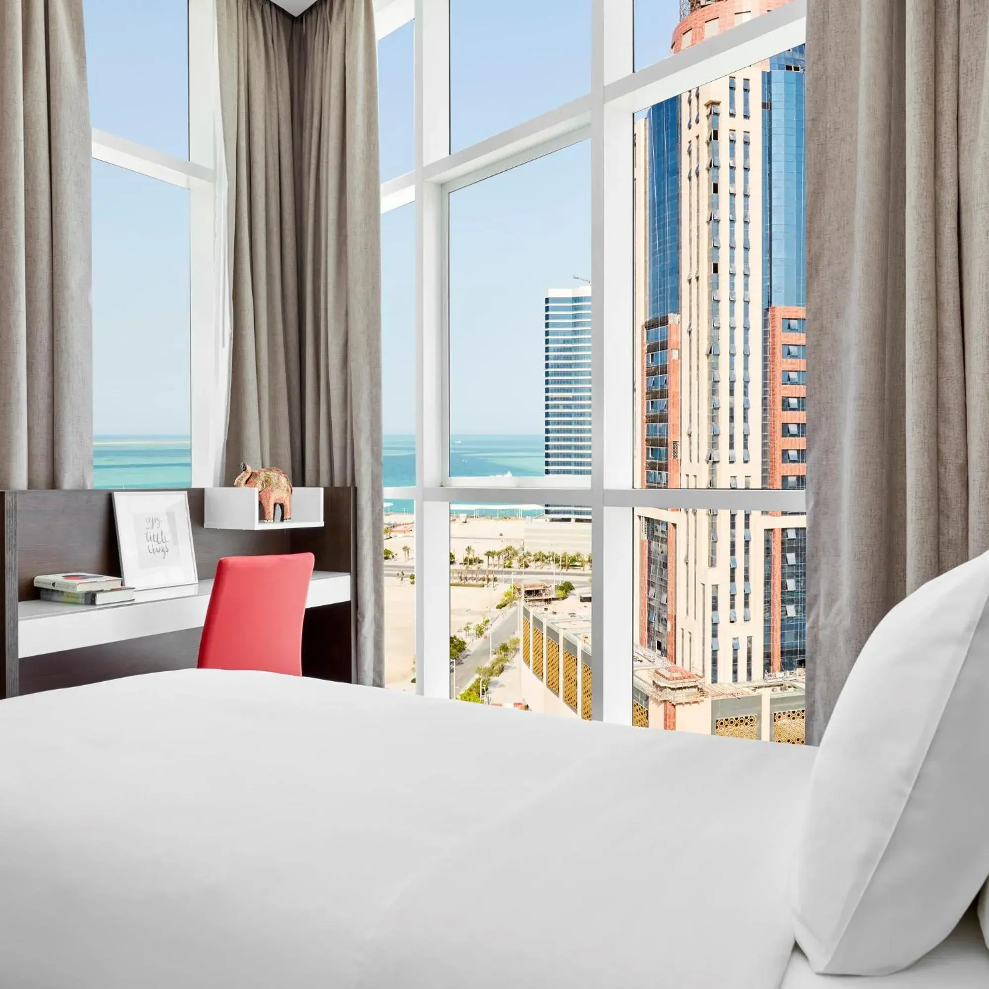 Bedroom, Bed in Staybridge Suites - Doha Lusail by IHG Bedroom, Bed in Staybridge Suites - Doha Lusail by IHG