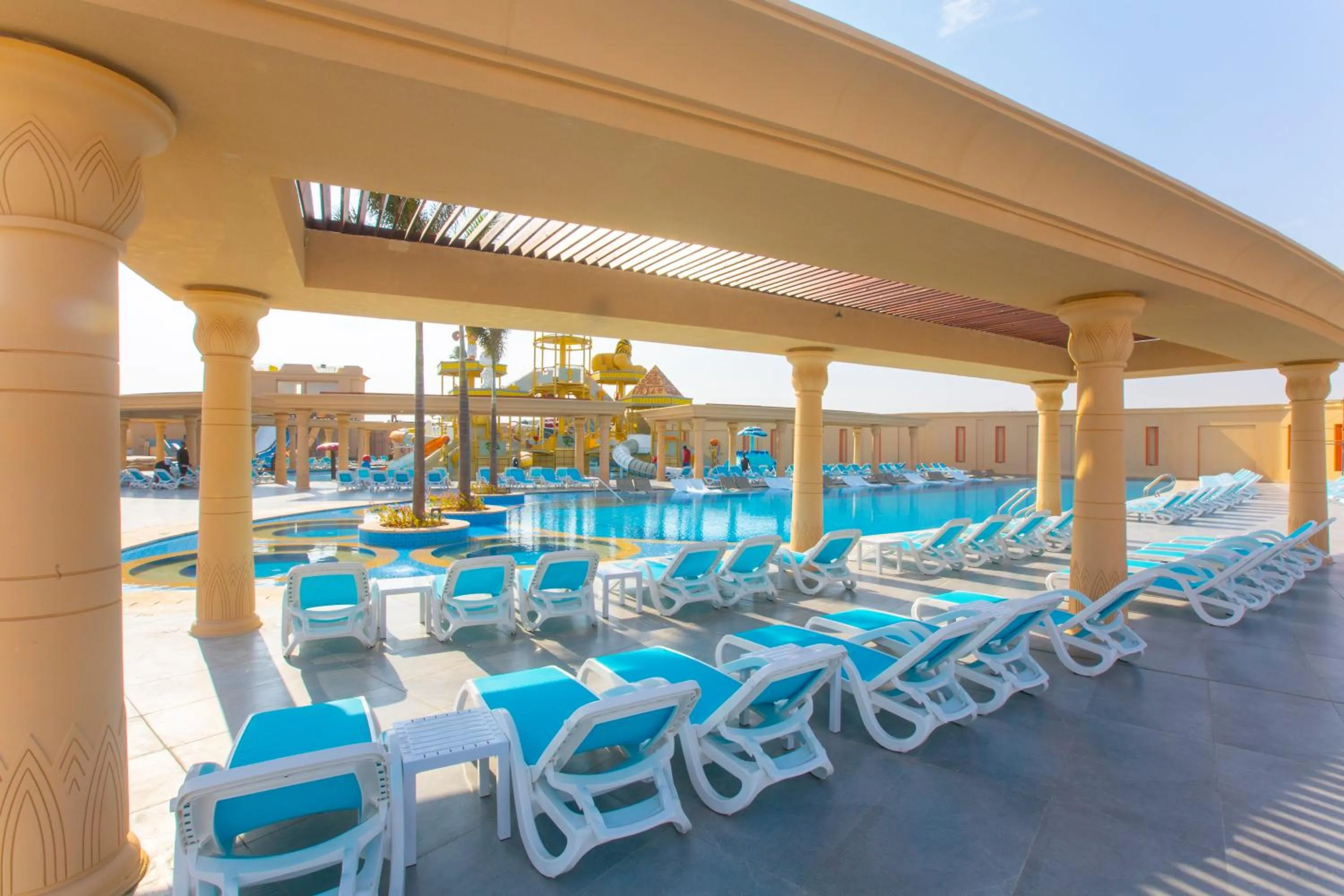 Aqua park in Stella Beach Resort & Spa, Makadi Bay