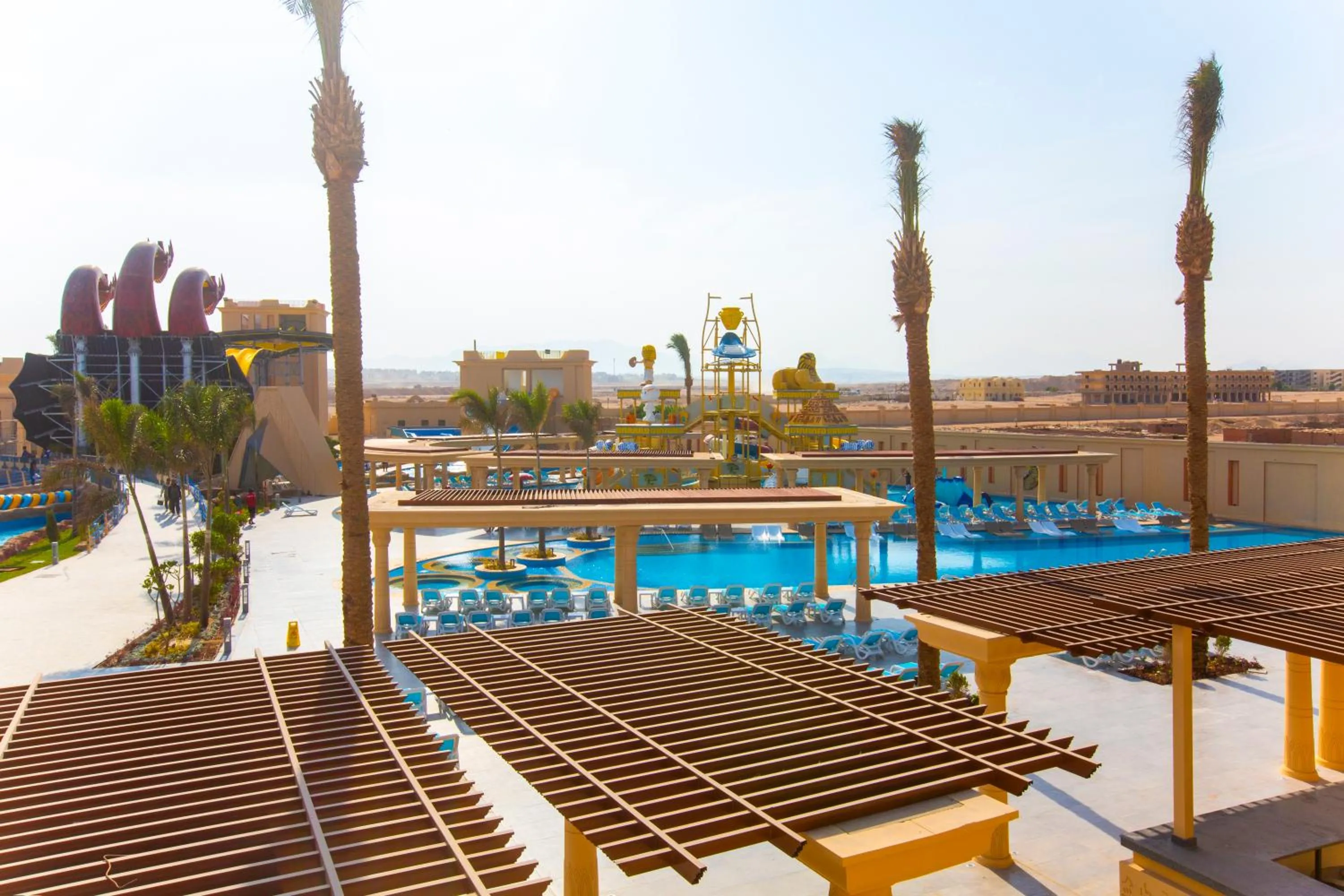 Aqua park in Stella Beach Resort & Spa, Makadi Bay