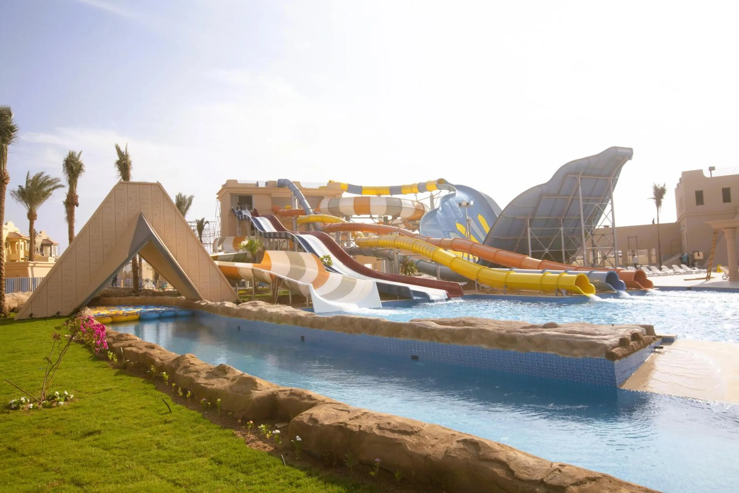 Aqua park in Stella Beach Resort & Spa, Makadi Bay