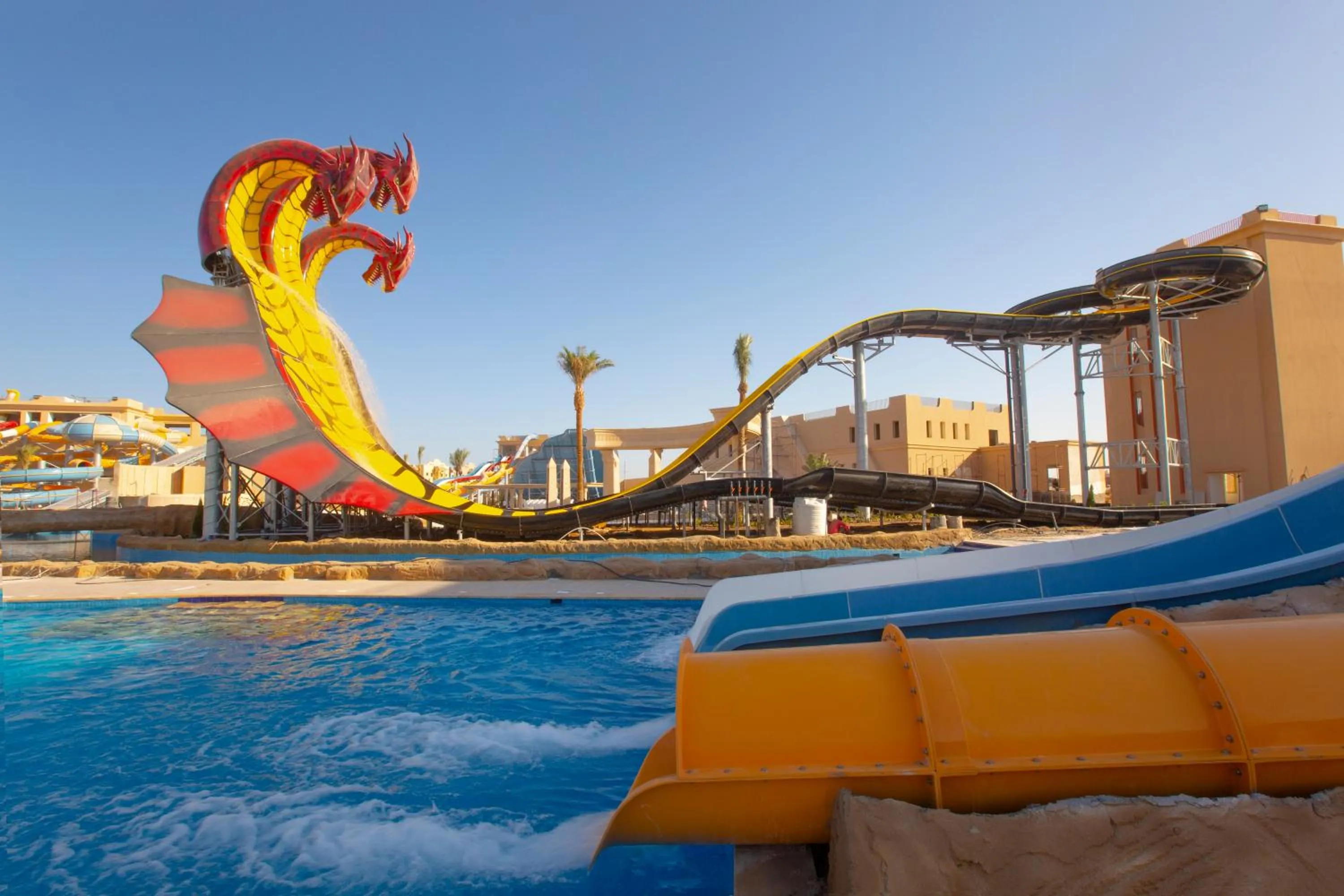 Aqua park in Stella Beach Resort & Spa, Makadi Bay