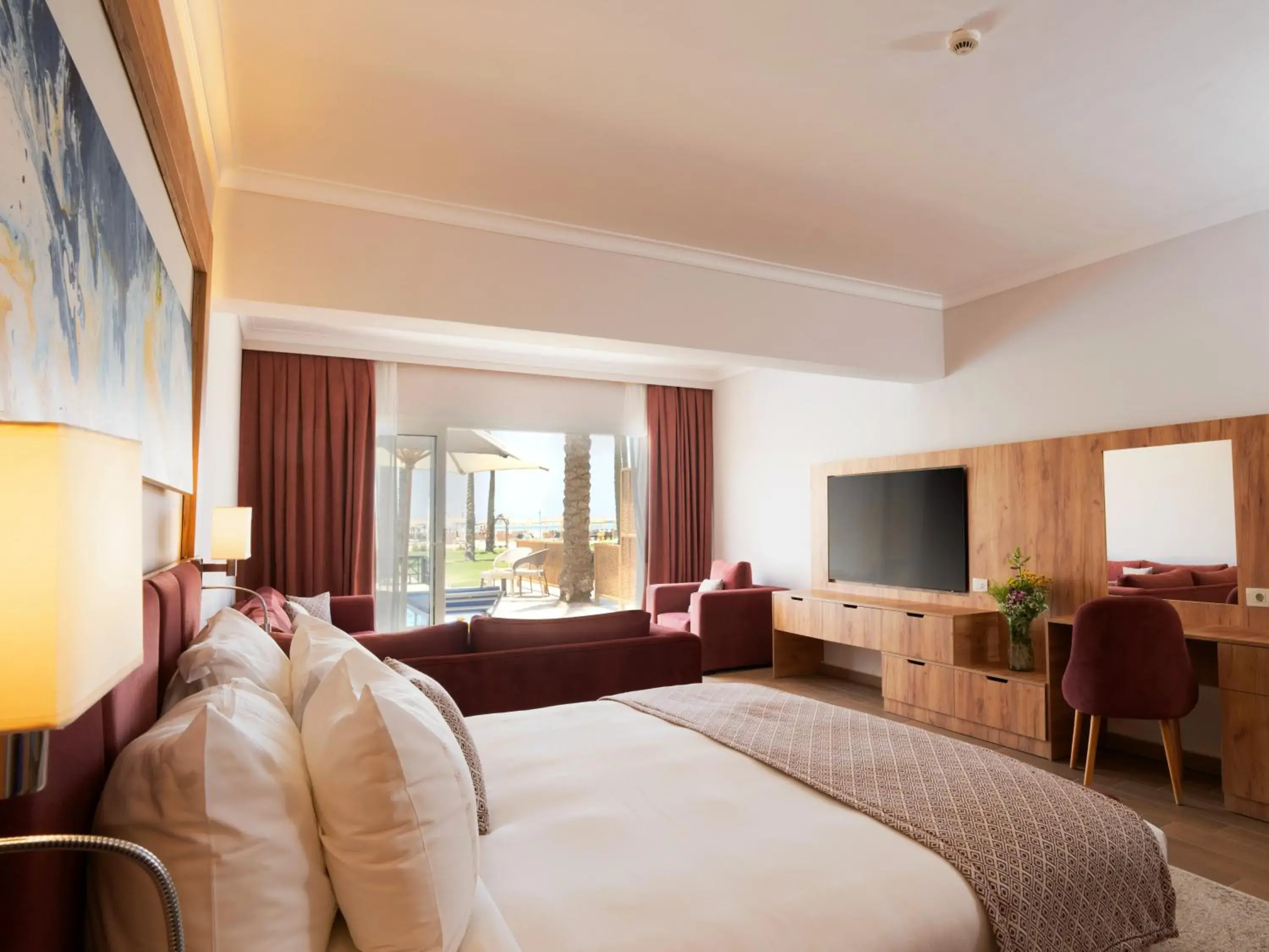 Bed in Stella Beach Resort & Spa, Makadi Bay Bed in Stella Beach Resort & Spa, Makadi Bay