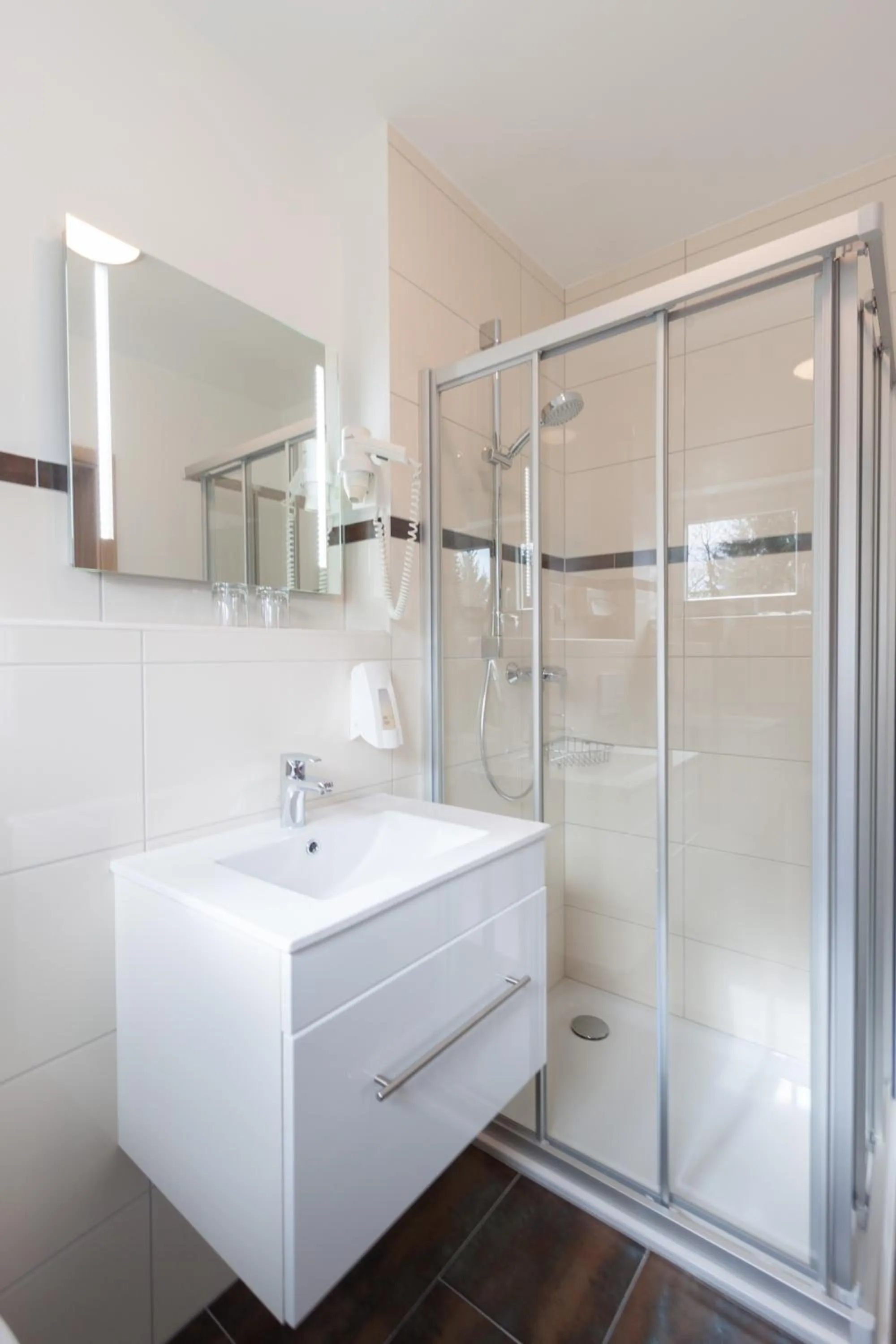 Shower in Hotel Hammermühle