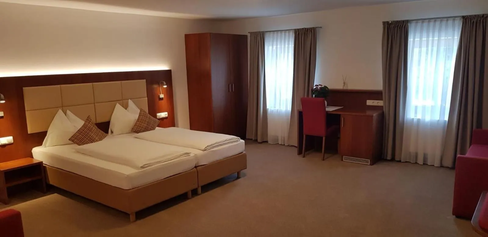 Bed in Hotel Restaurant Häupl