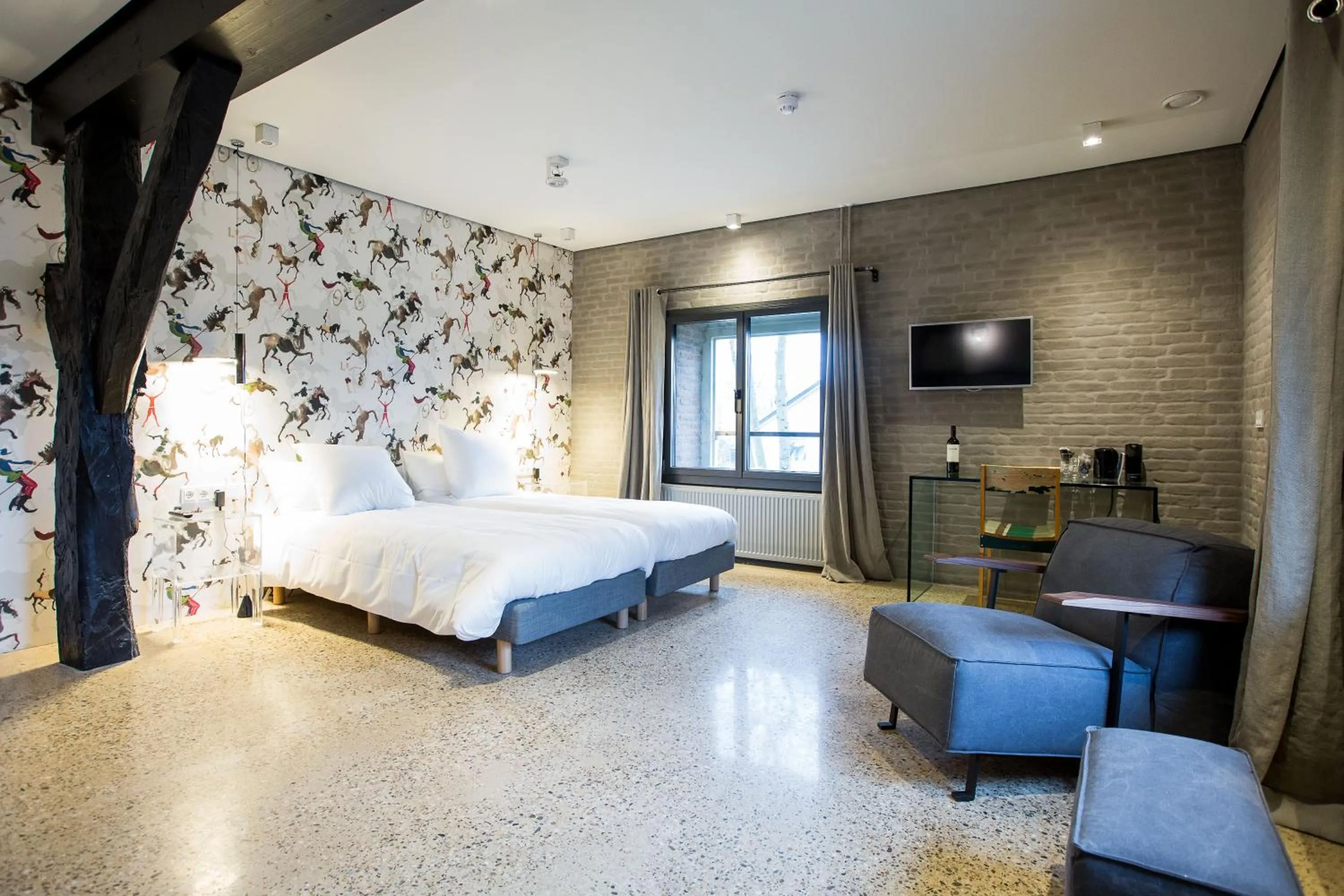 Bed in Hotel Napoleonschuur