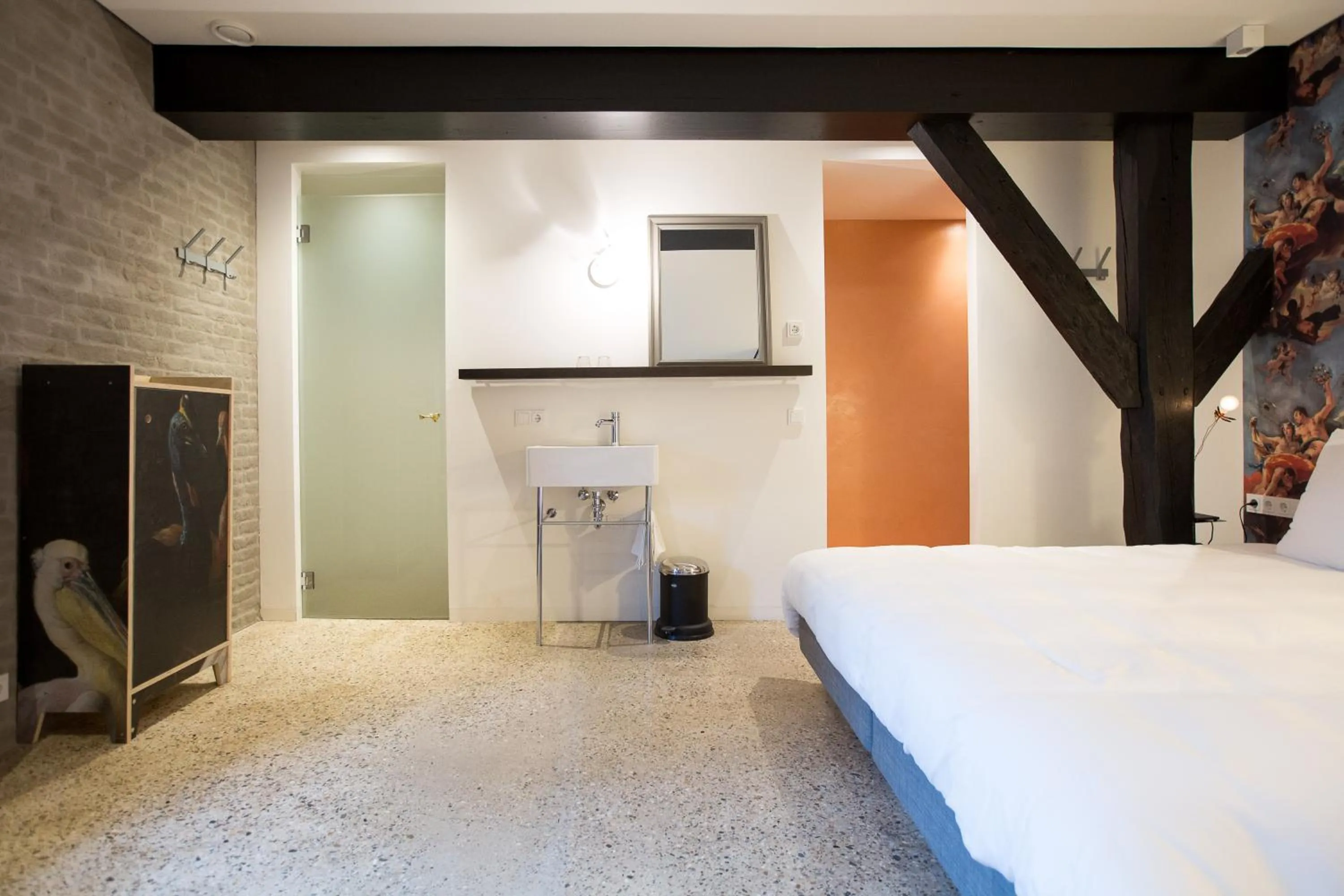 Bed in Hotel Napoleonschuur