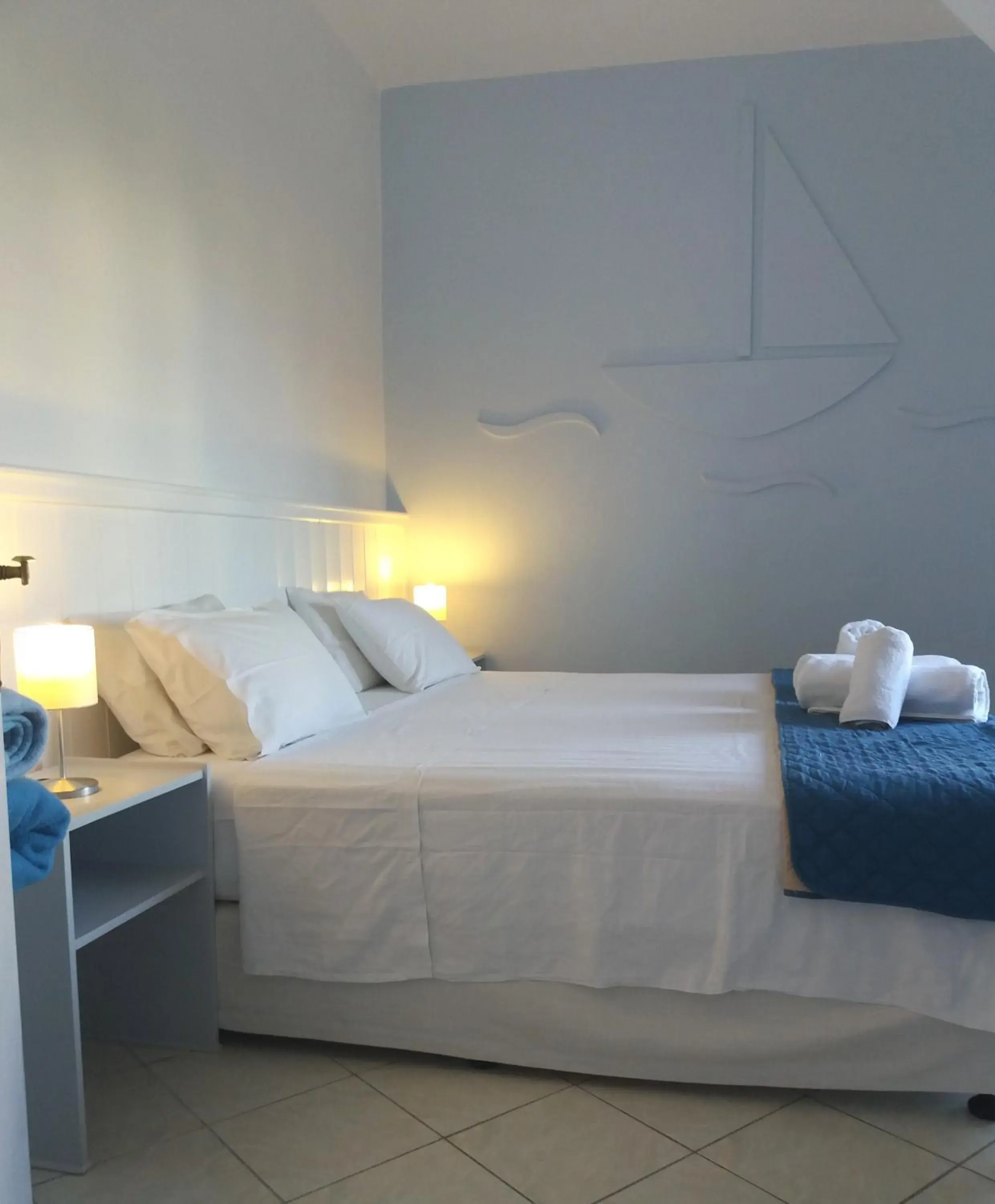 Bedroom, Bed in Naiades Almiros Hotel Bedroom, Bed in Naiades Almiros Hotel