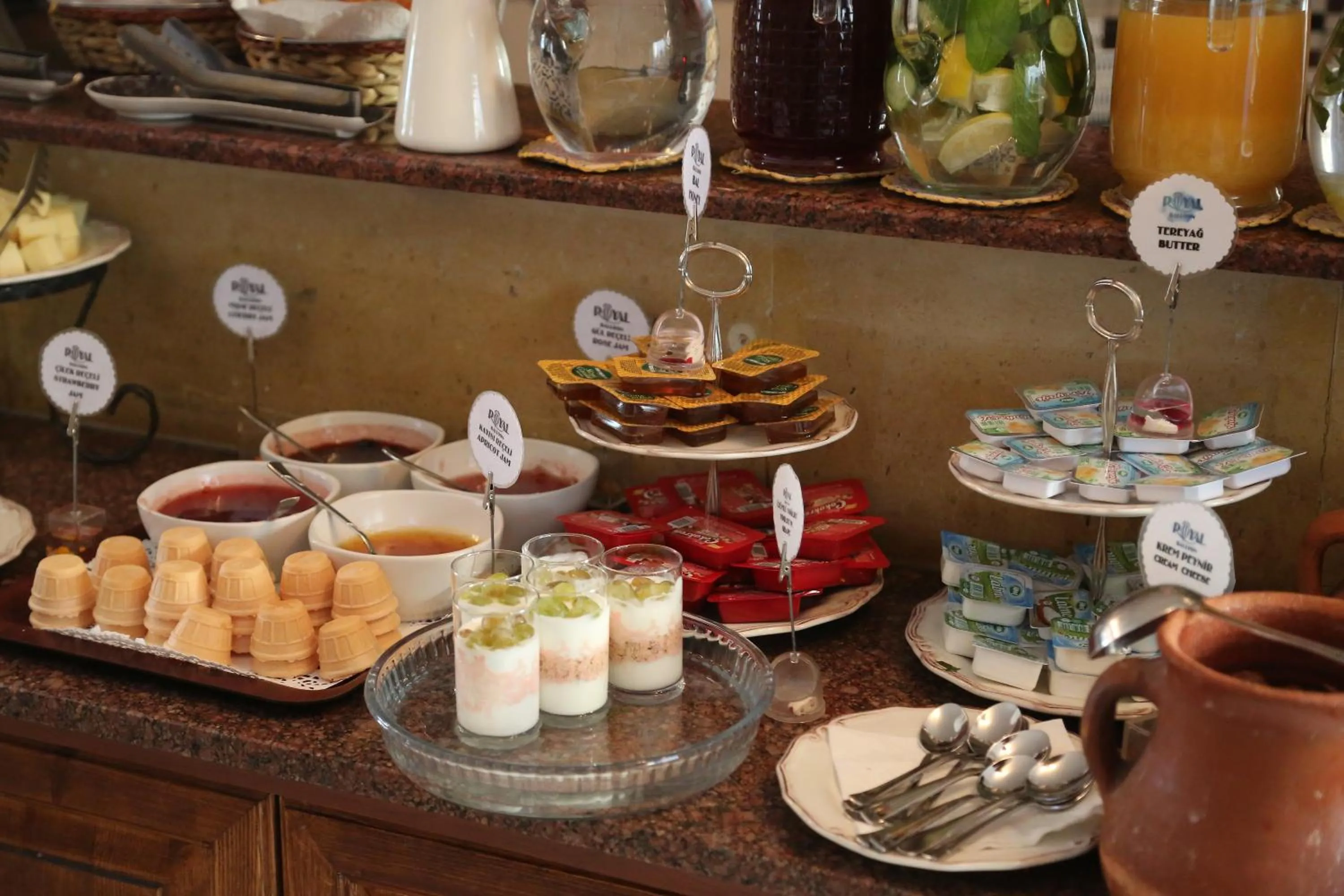 Buffet breakfast in Royal Stone Houses - Goreme