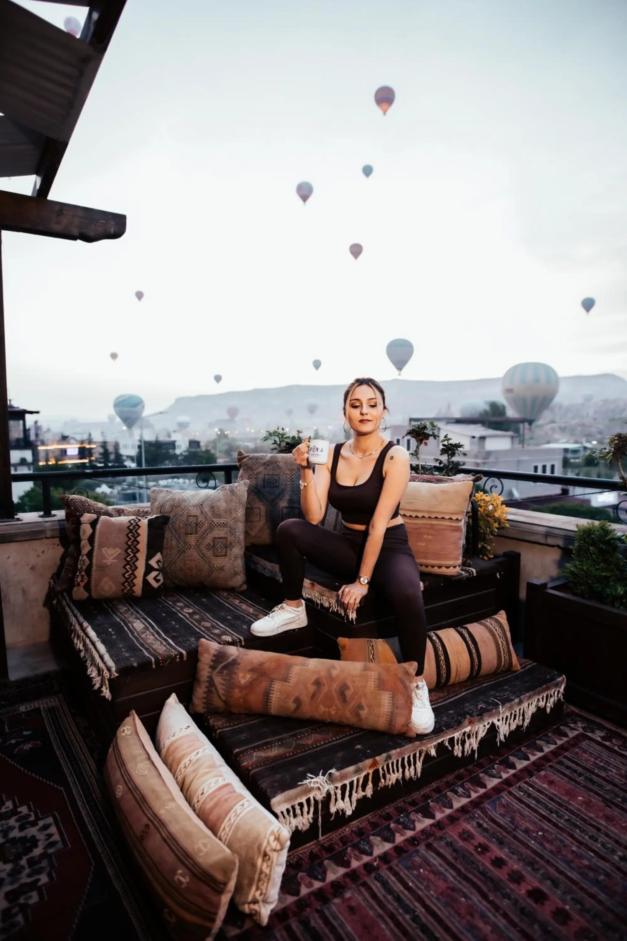Balcony/Terrace in Royal Stone Houses - Goreme